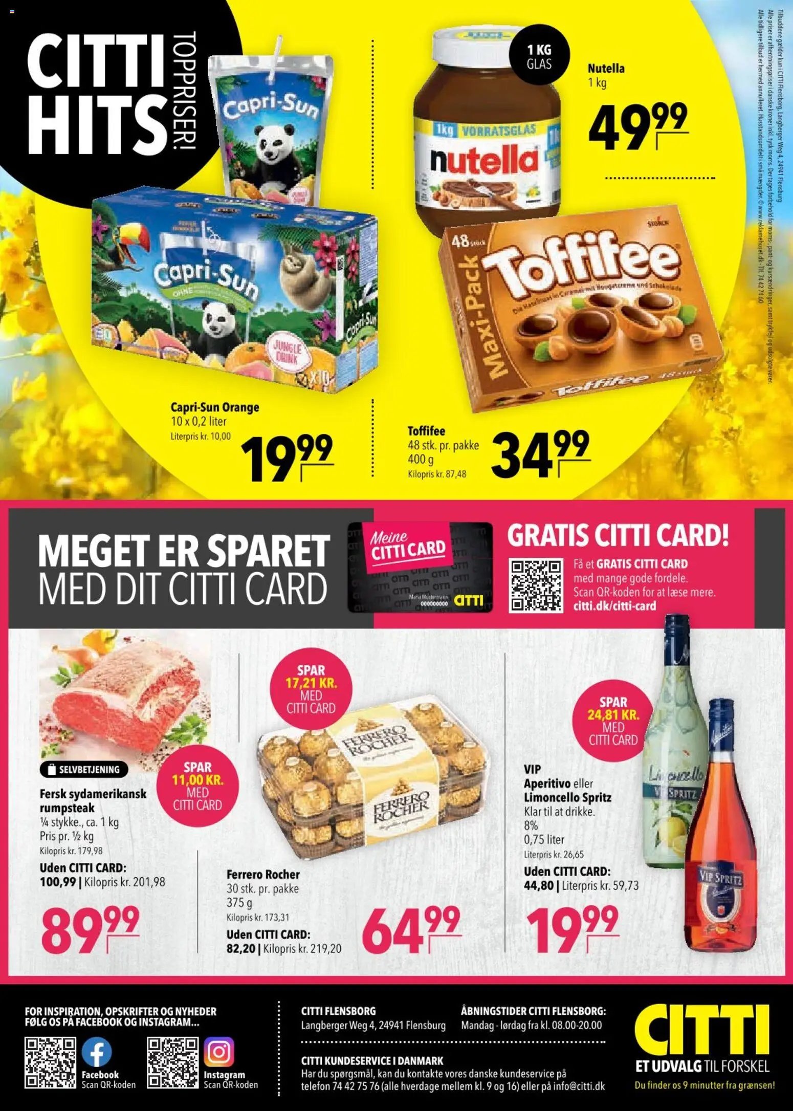 CITTI Markt Dänemark-Werbung