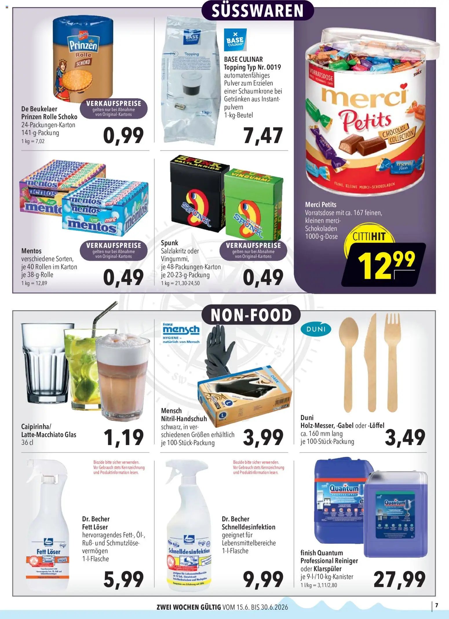 CITTI Markt Aktuelle Angebote für Profis