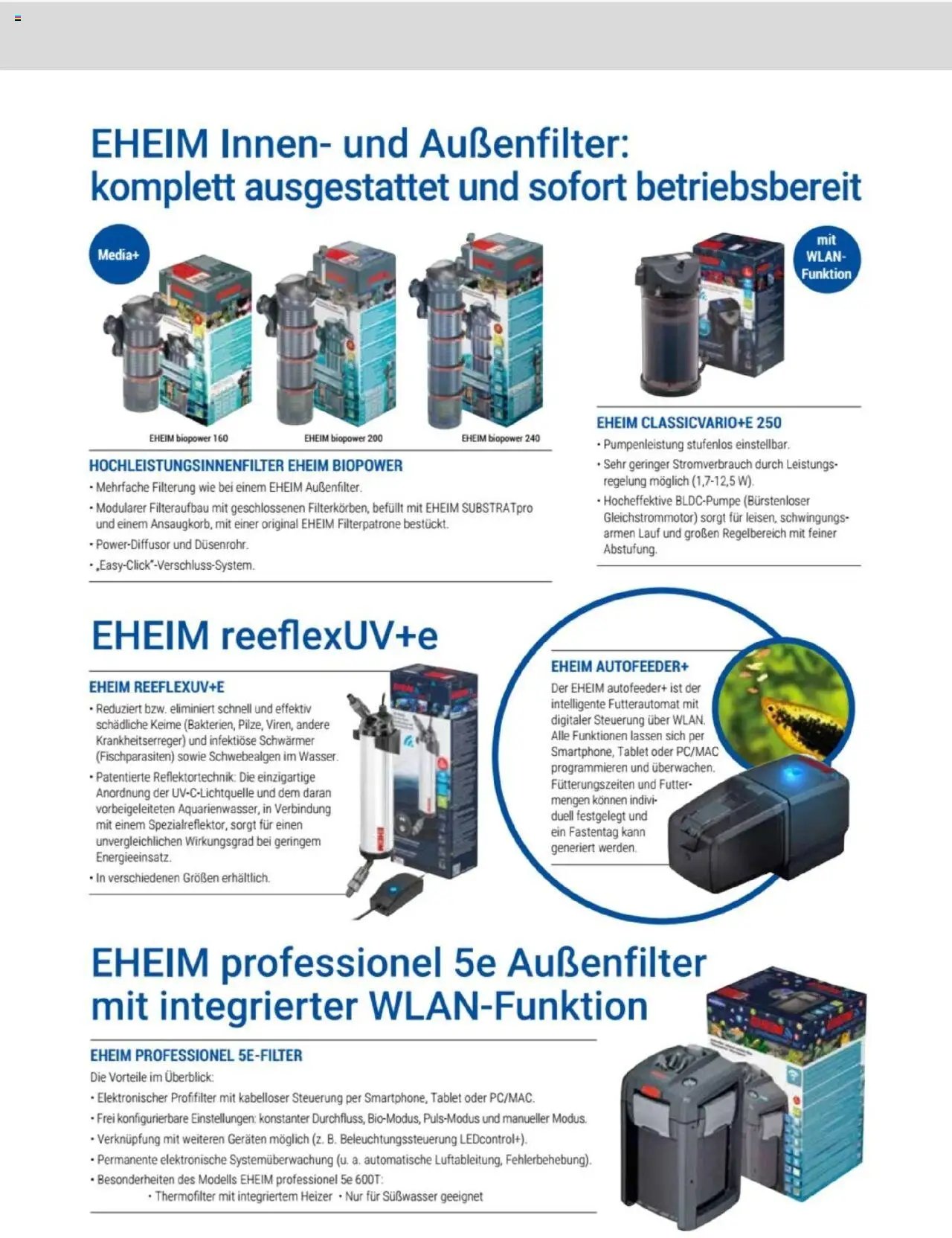 zookauf Themenkatalog Aquaristik