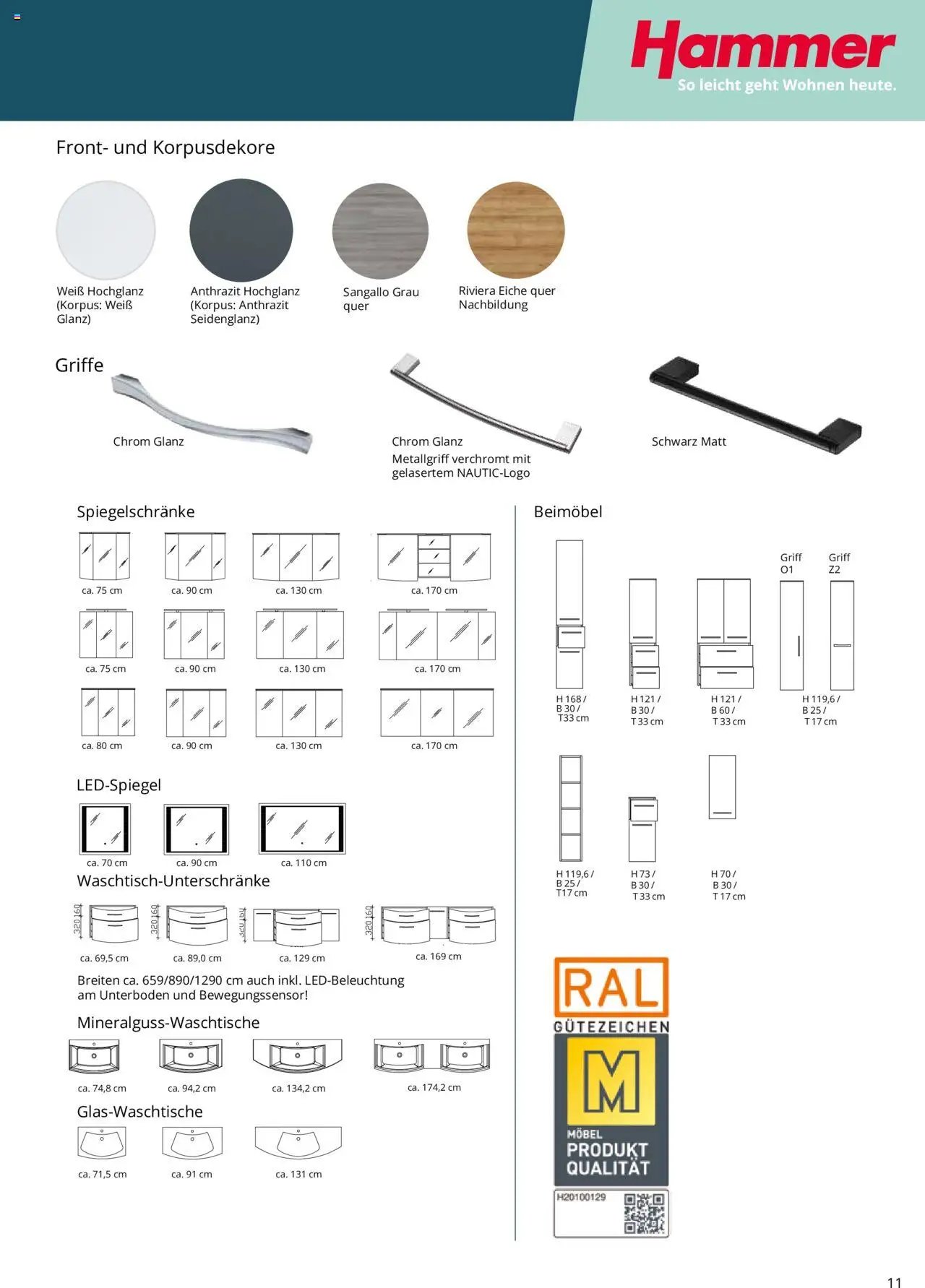 Hammer Zuhause Nautic Badmoebel