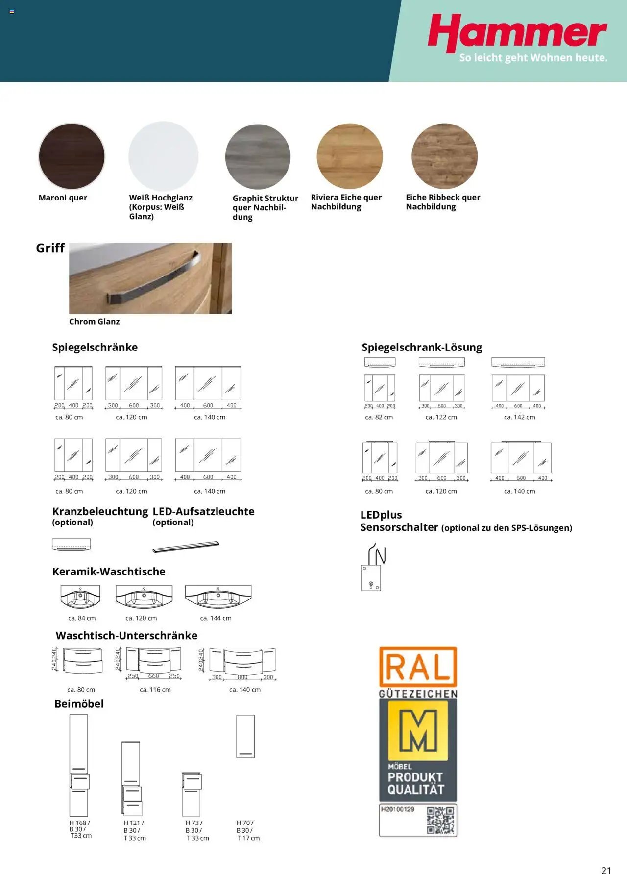 Hammer Zuhause Nautic Badmoebel