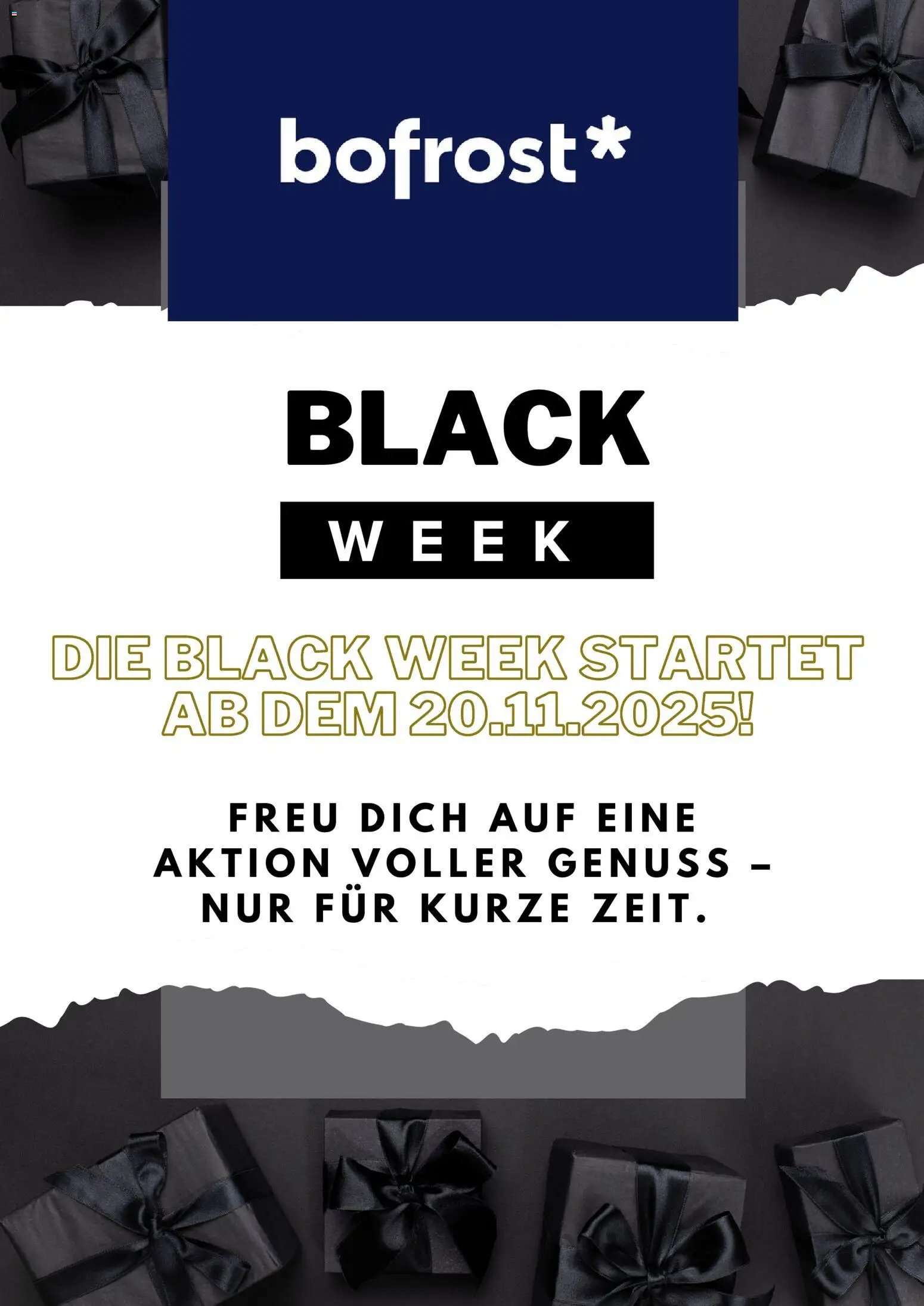 Bofrost - Black Friday - Ankündigung (2025-10-31 - 2025-11-28)