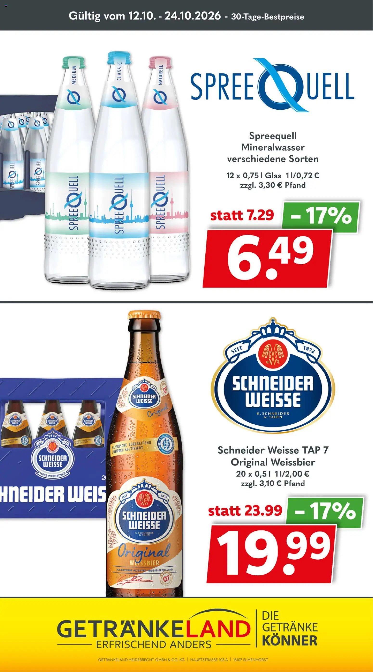 Getränkeland Prospekt