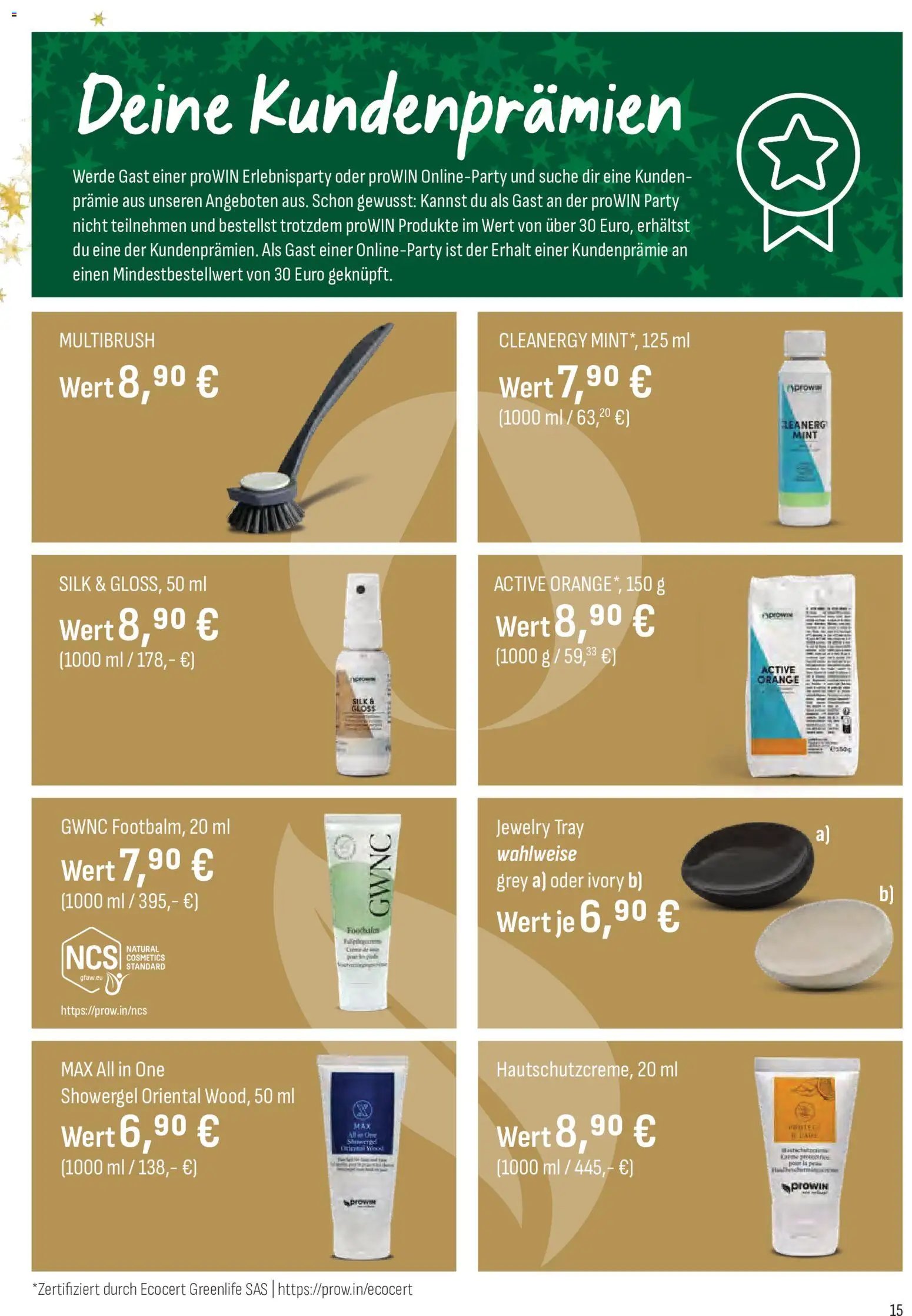Angebote ProWIN Oktober/Dezember 2026