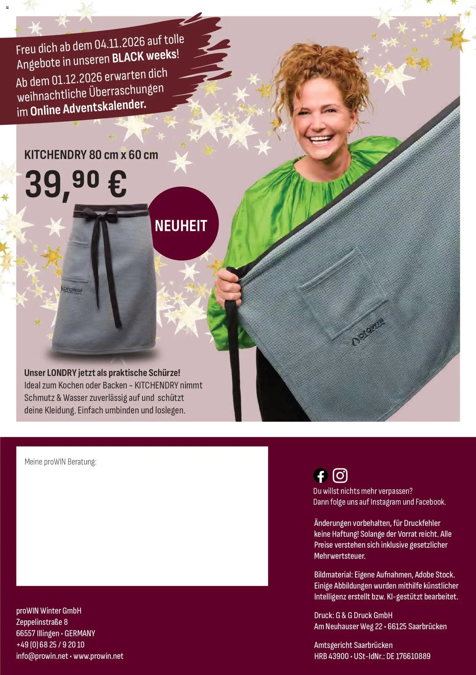 Angebote ProWIN Oktober/Dezember 2026