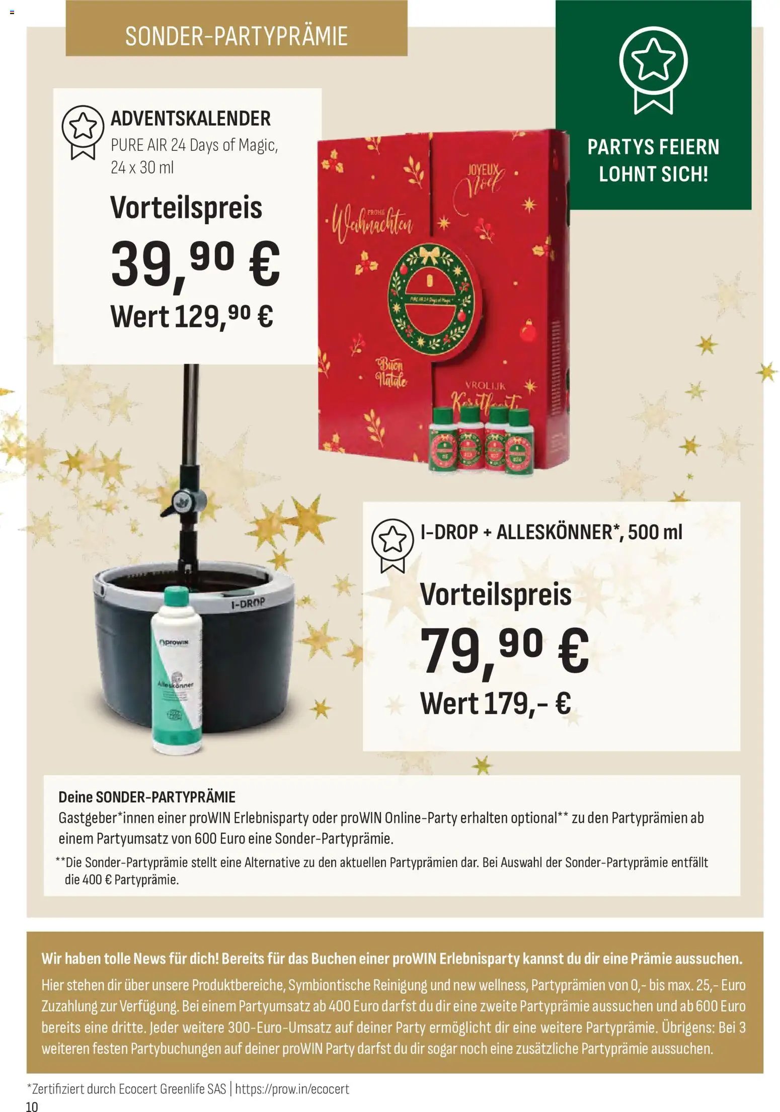 Angebote ProWIN Oktober/Dezember 2026
