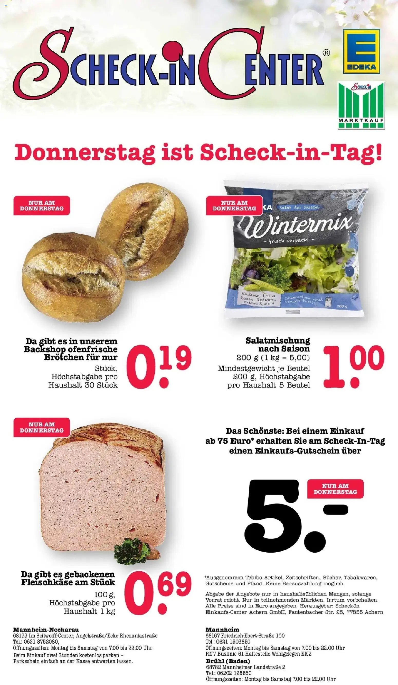 E center Prospekt Mannheim-Wohlgelegen	 (2026-03-23 - 2026-03-28)