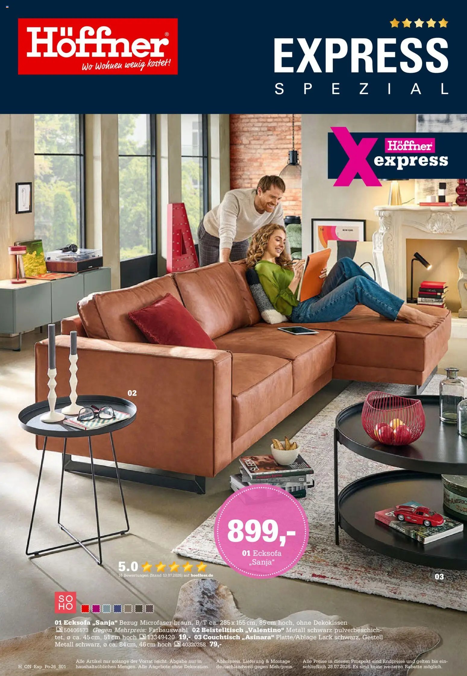 Höffner Prospekt Express spezial