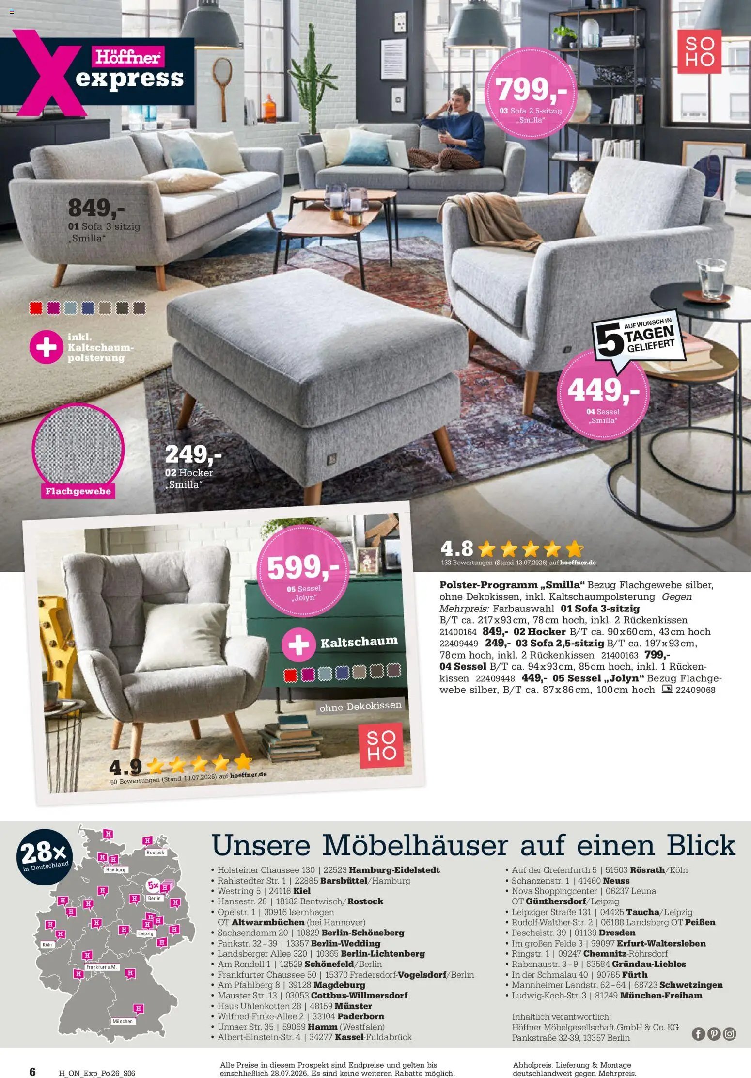 Höffner Prospekt Express spezial
