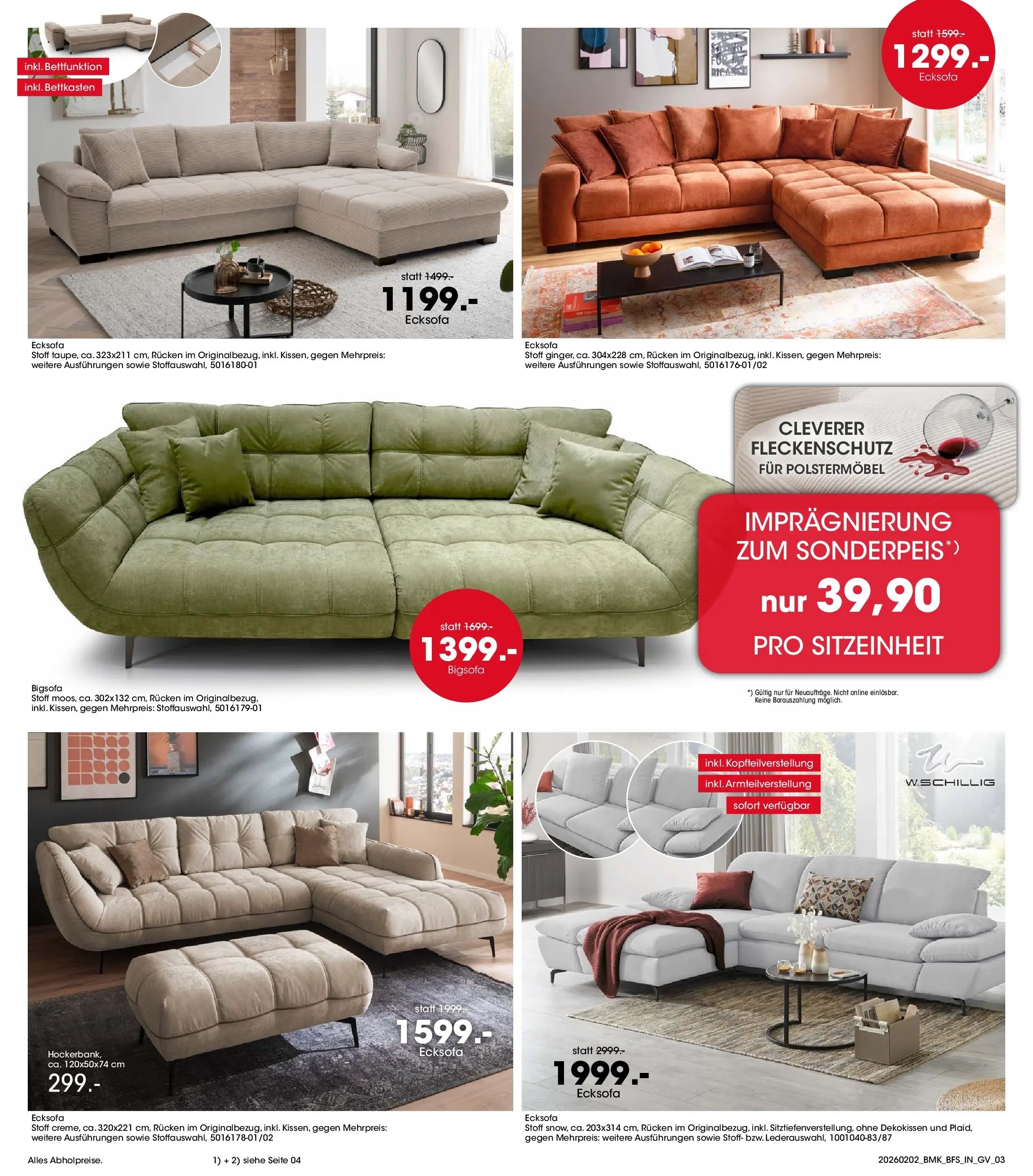 Möbel Martin Prospekt Sessel & Sofas	