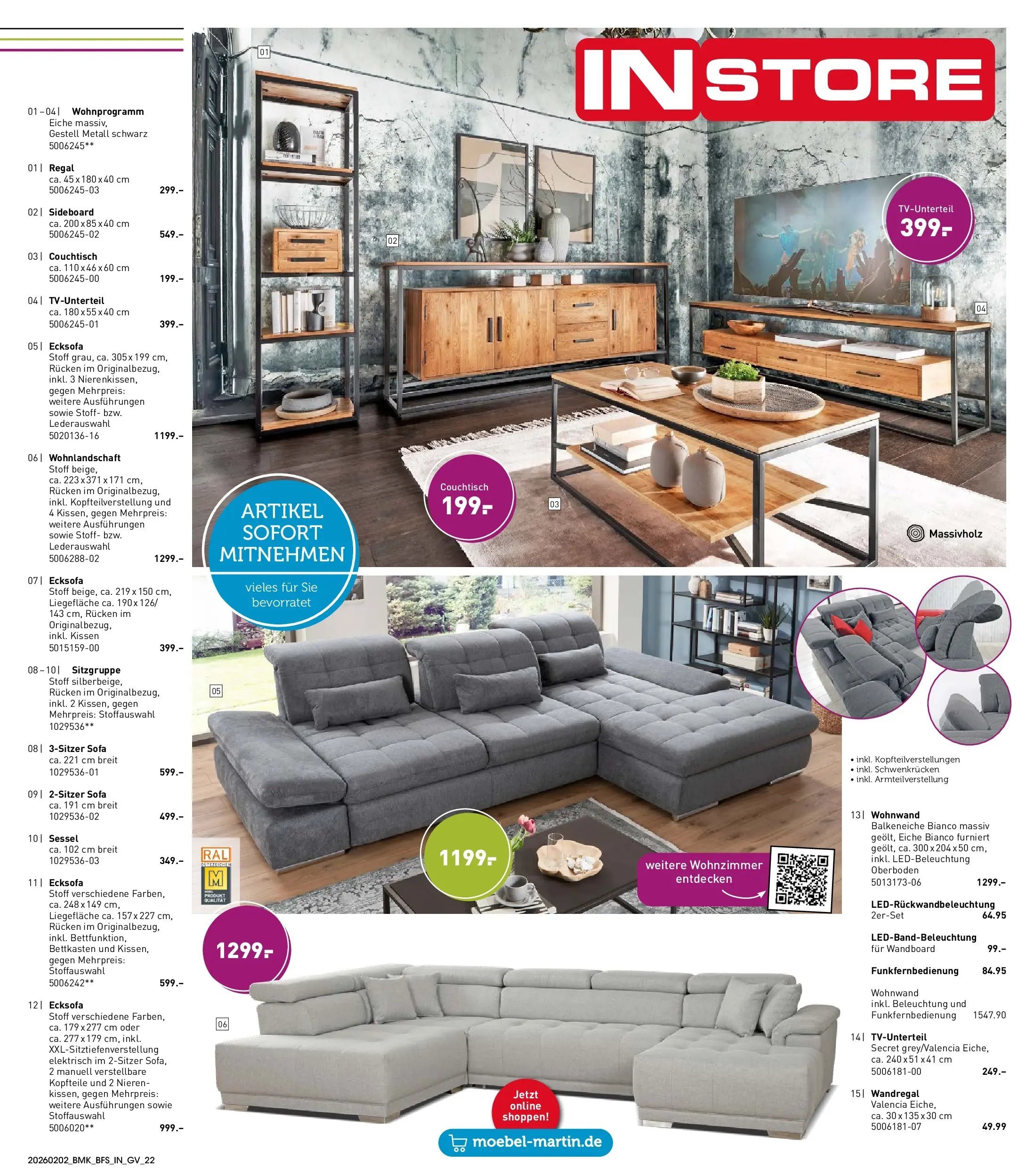 Möbel Martin Prospekt Sessel & Sofas	