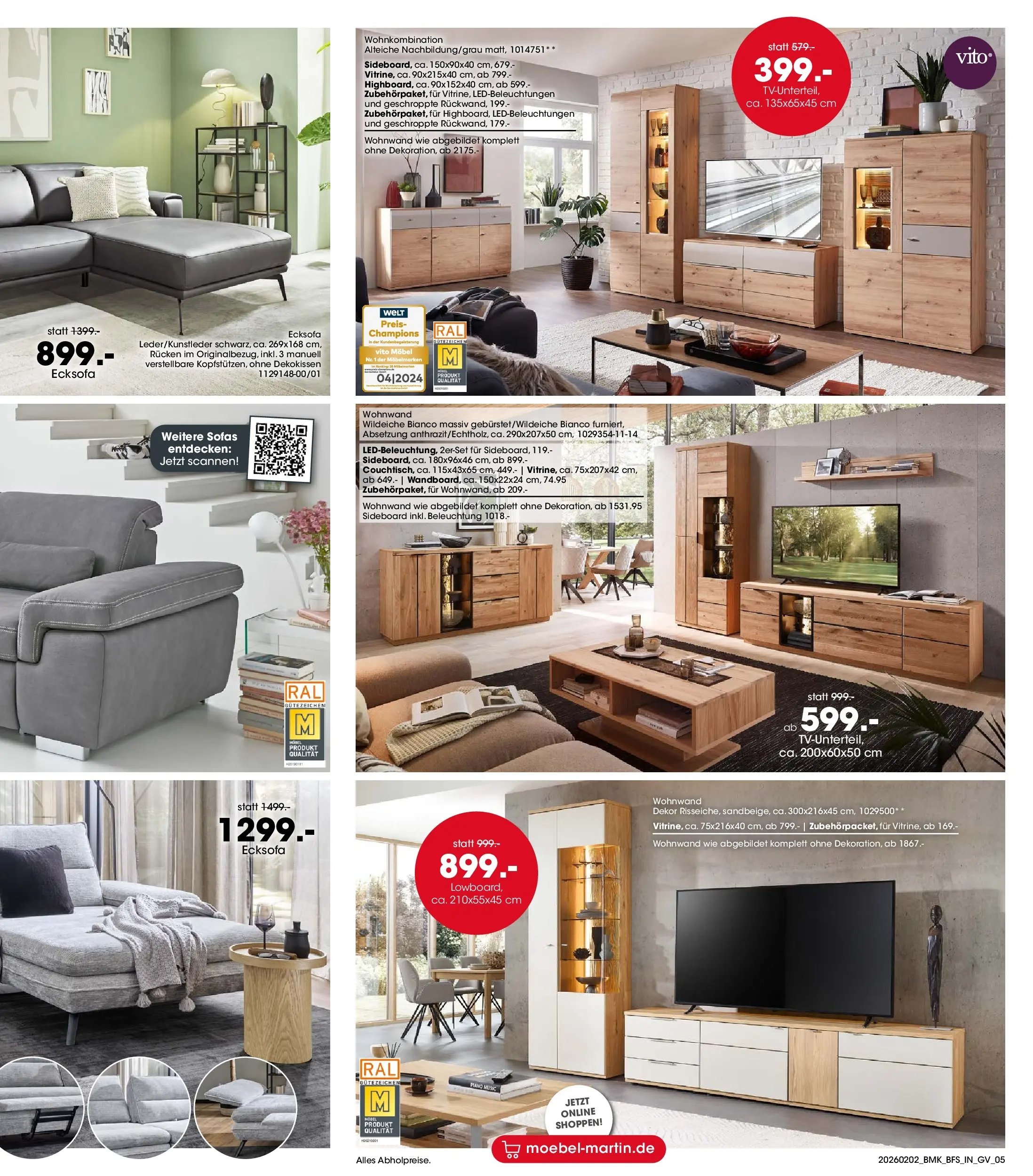 Möbel Martin Prospekt Sessel & Sofas	