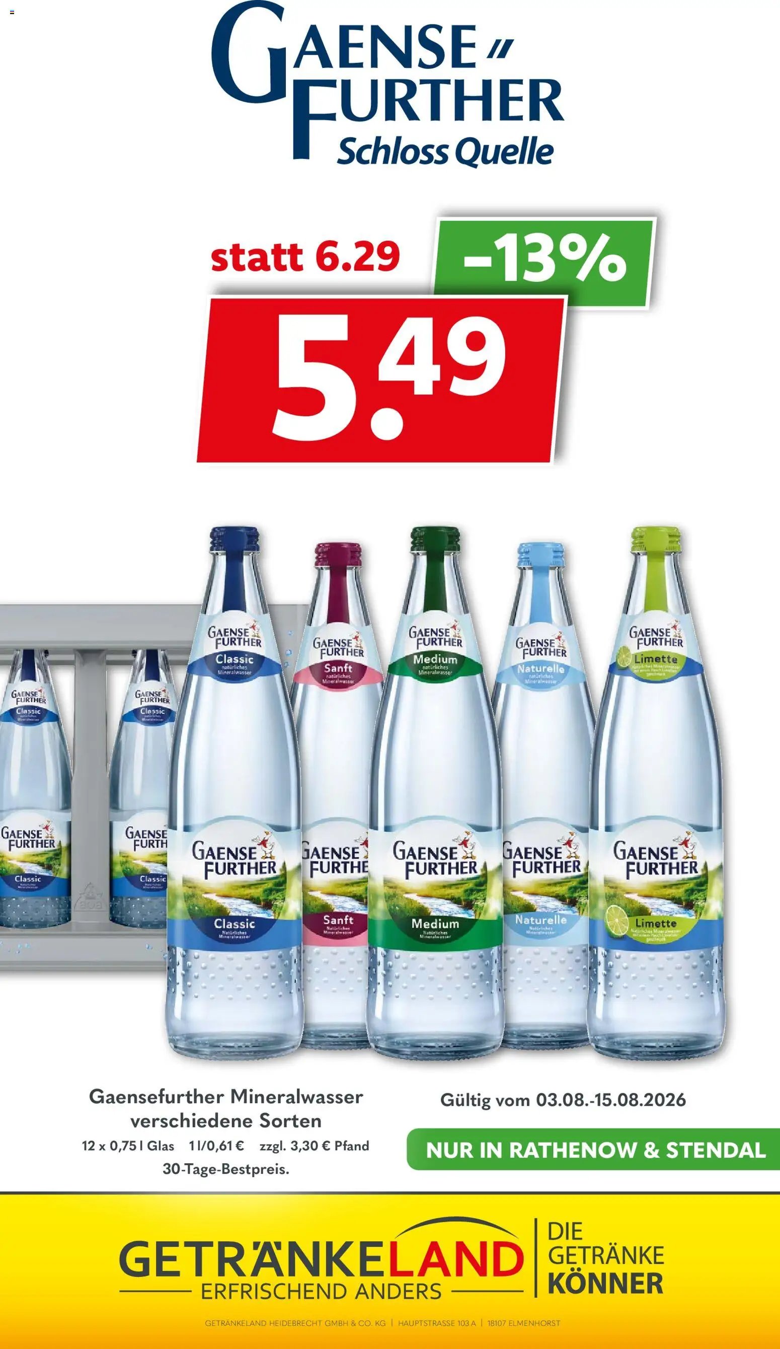 Getränkeland Prospekt