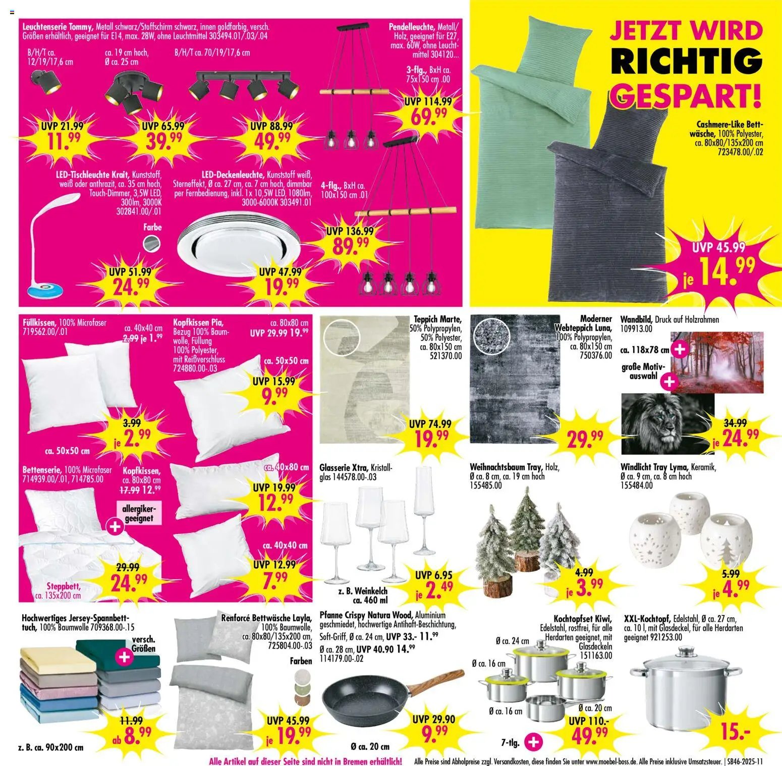 SB Möbel Boss Prospekt Leipzig-Paunsdorf (2025-11-08 - 2025-11-14)