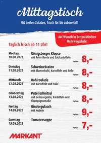 Markant  Mittagstisch
