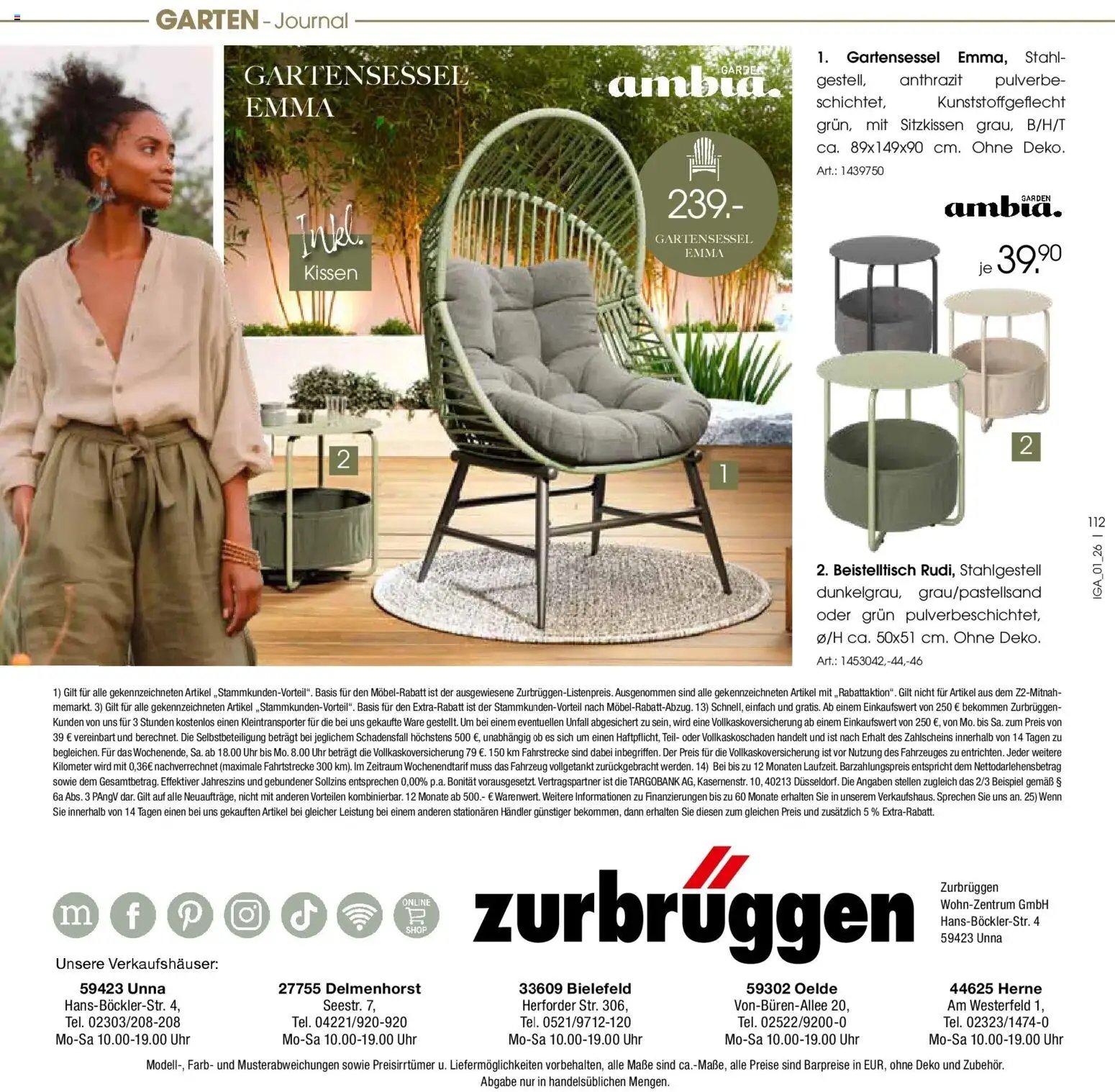 Zurbrüggen Garten Unna