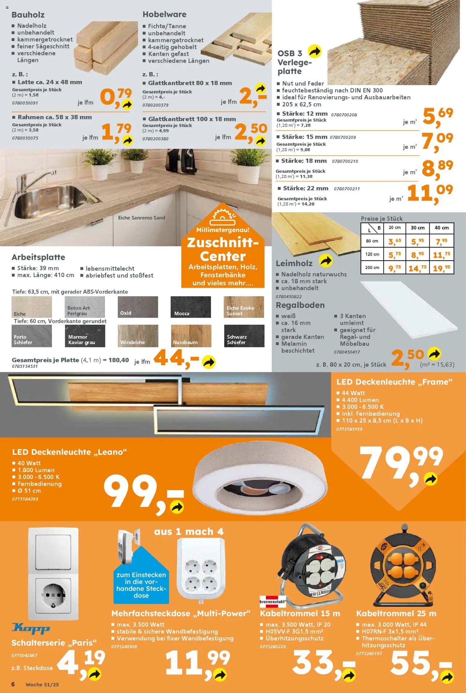 Globus Baumarkt prospekt Saarbrücken	