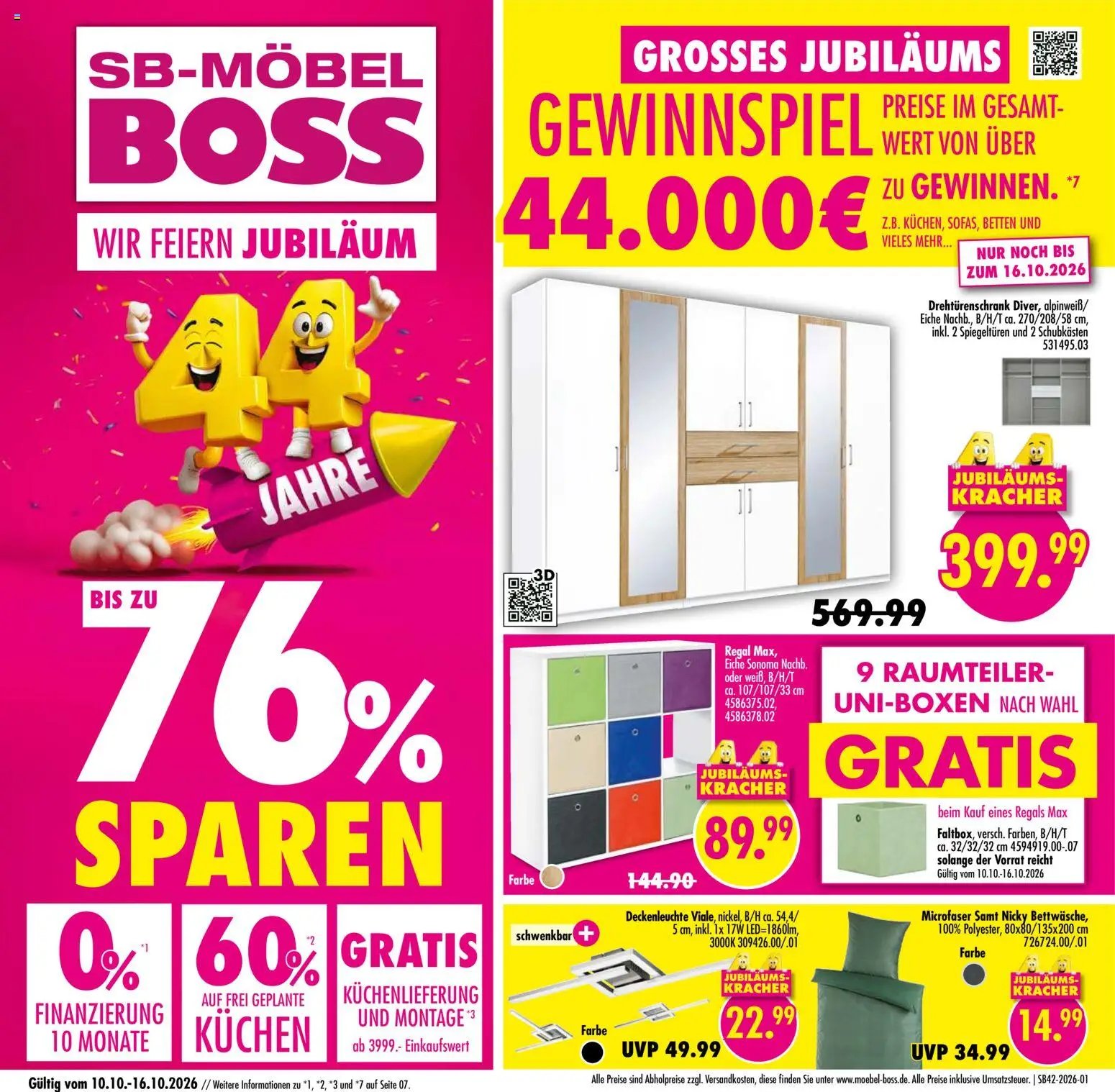 SB Möbel Boss Prospekt
