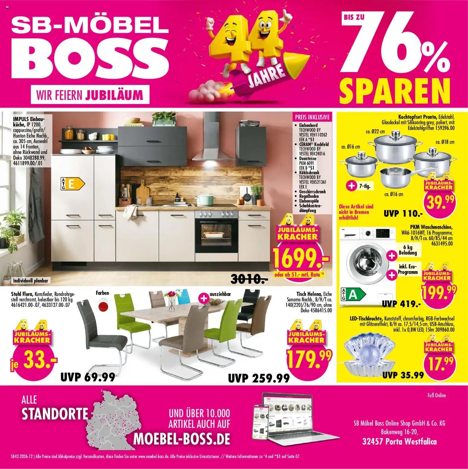 SB Möbel Boss Prospekt