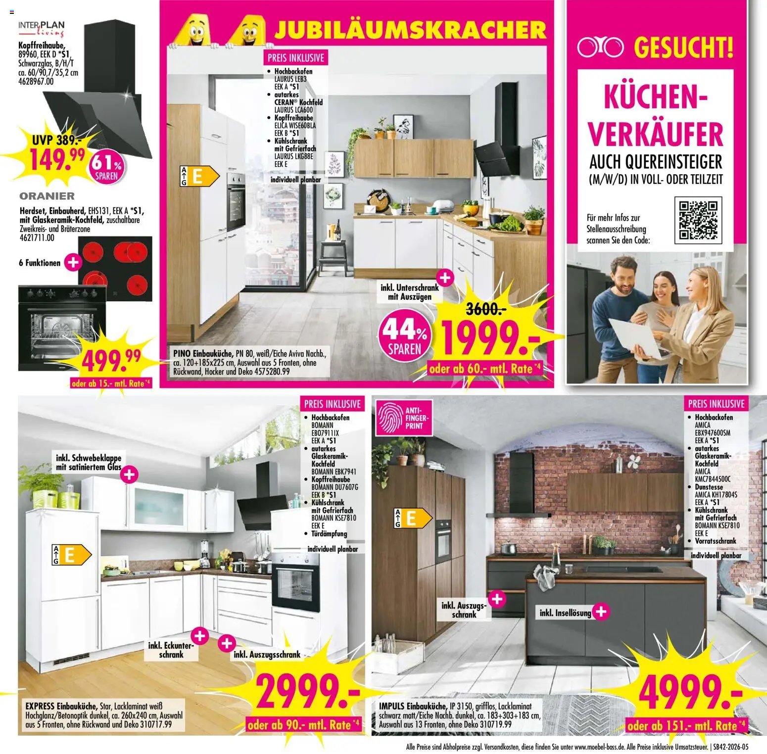 SB Möbel Boss Prospekt