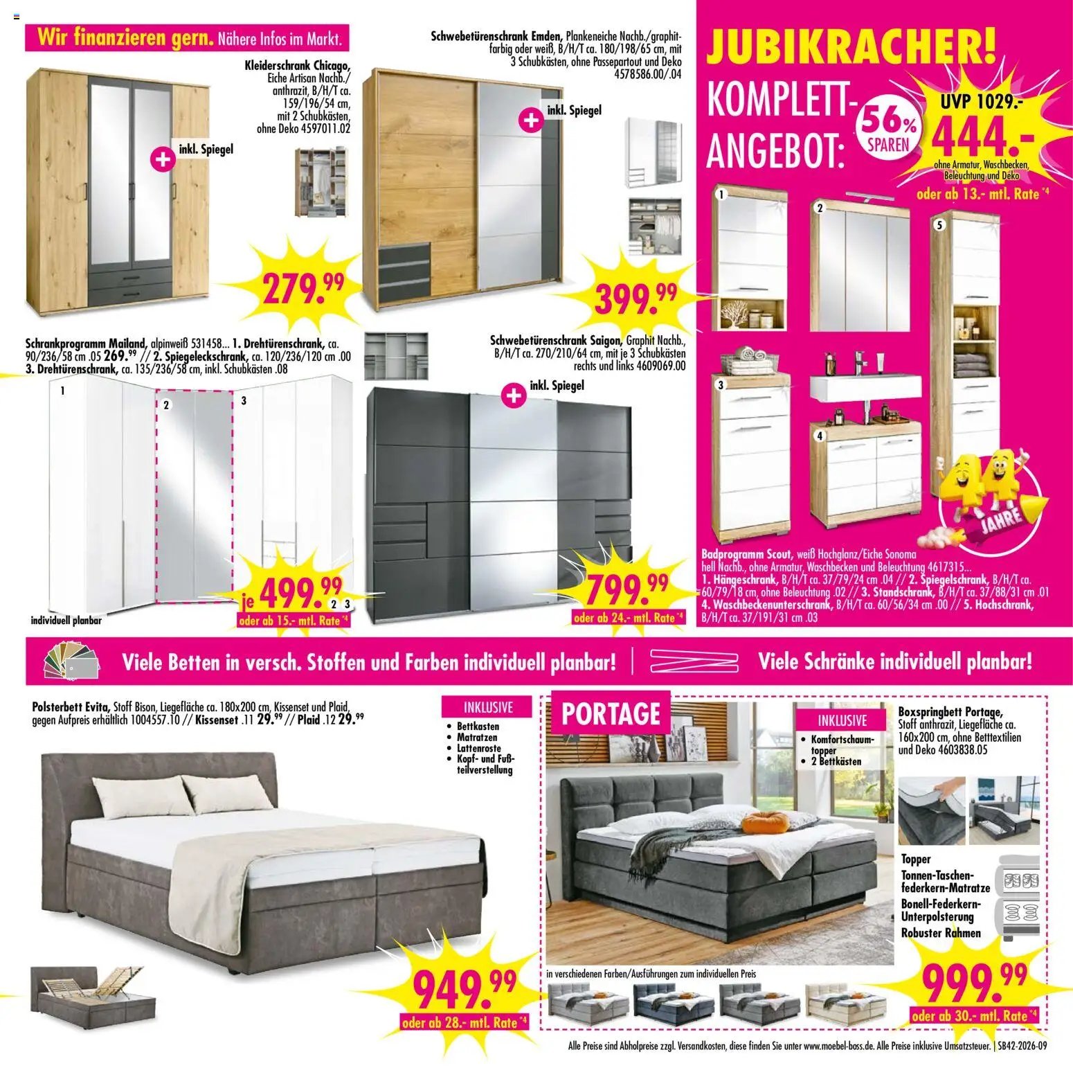 SB Möbel Boss Prospekt