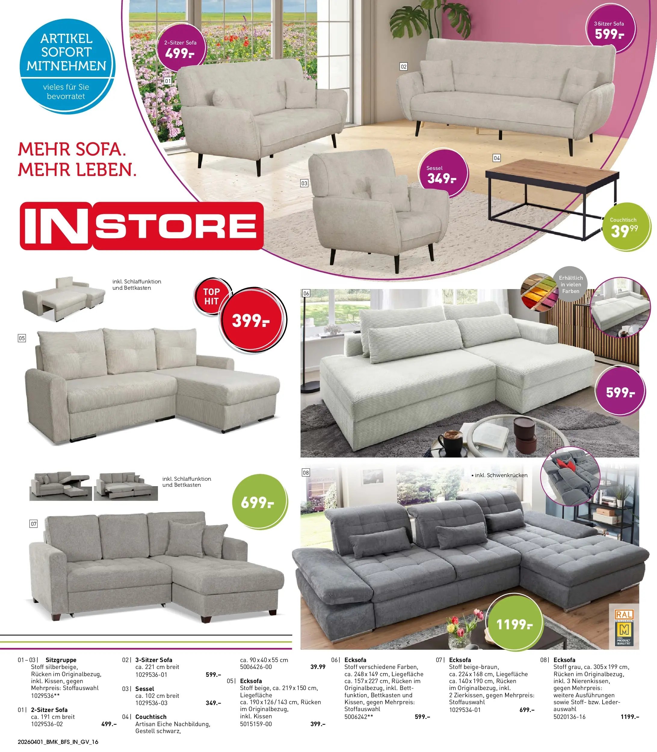 Möbel Martin Wochenangebote