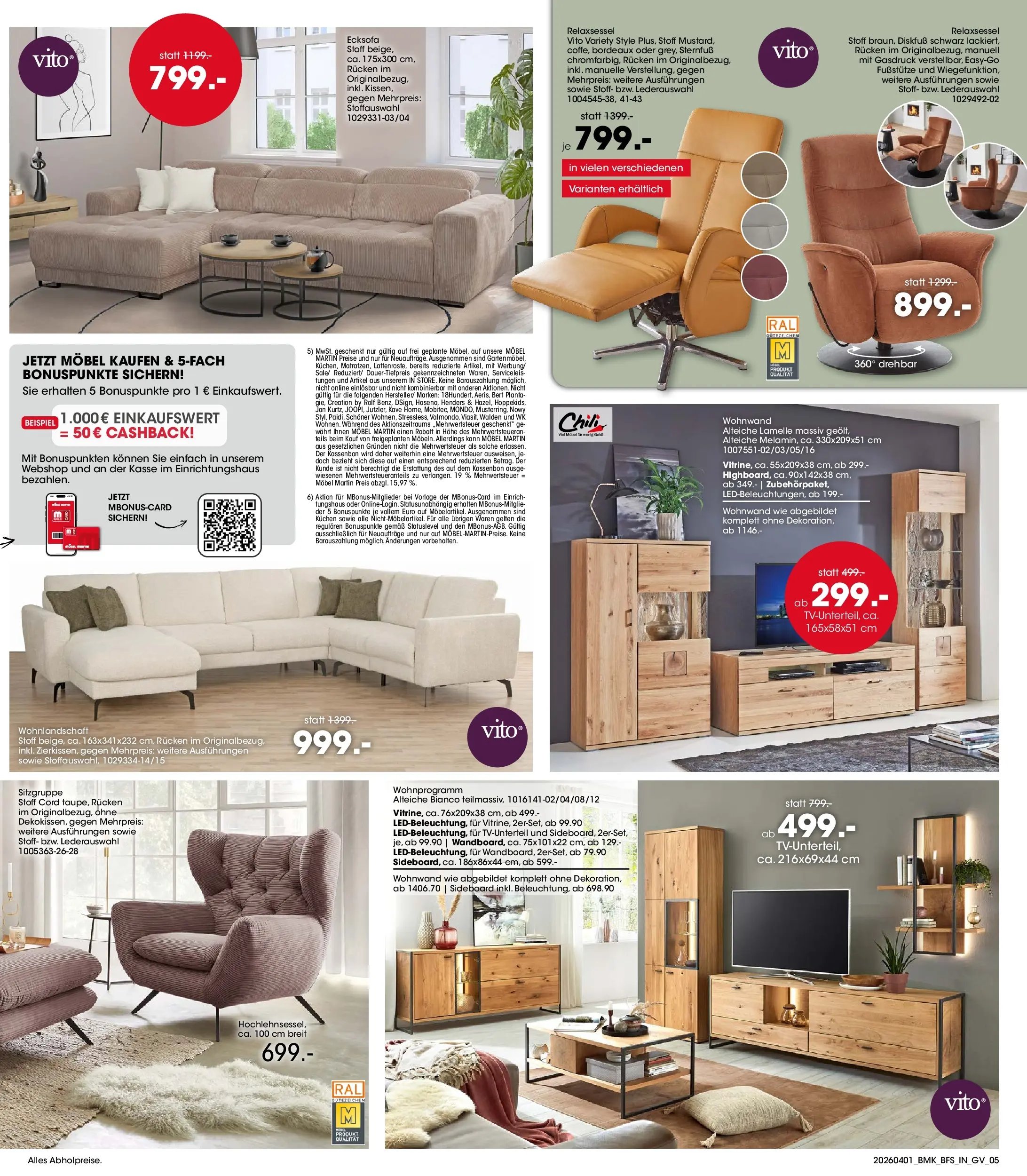 Möbel Martin Wochenangebote (2026-04-01 - 2026-04-30)