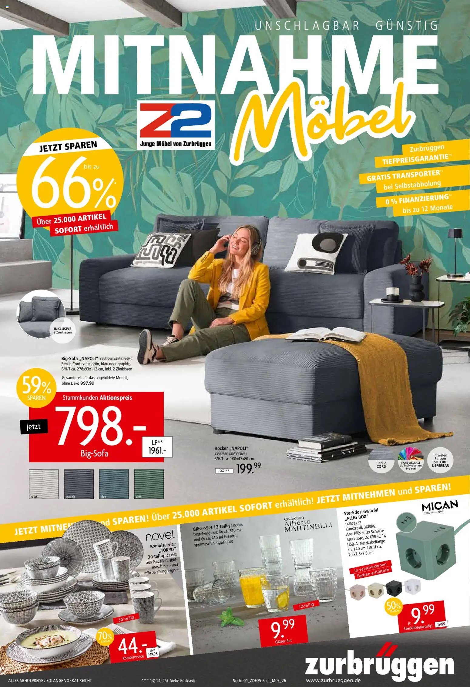 Zurbrüggen Z2 Mitnahme Möbel