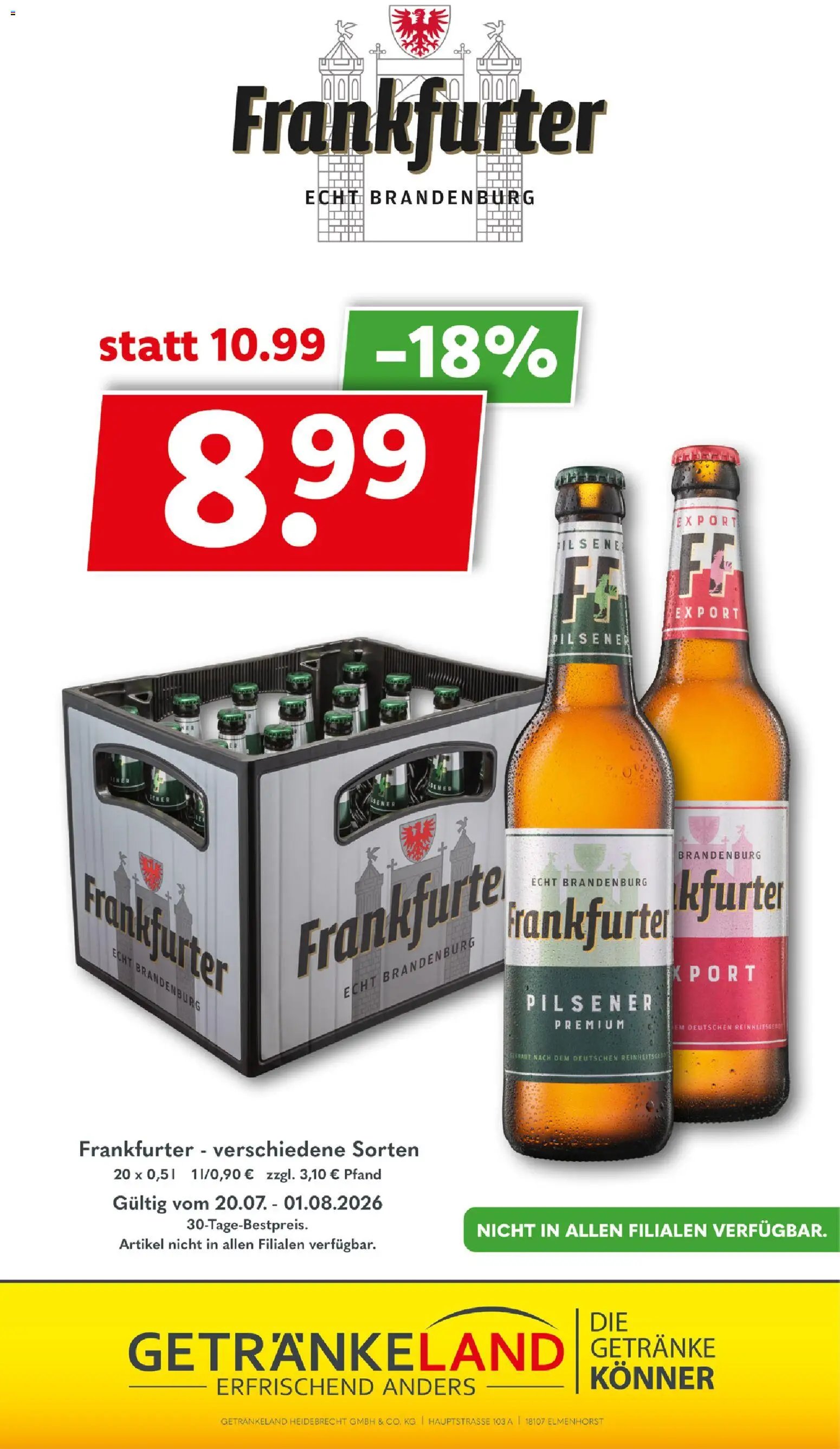 Getränkeland Prospekt