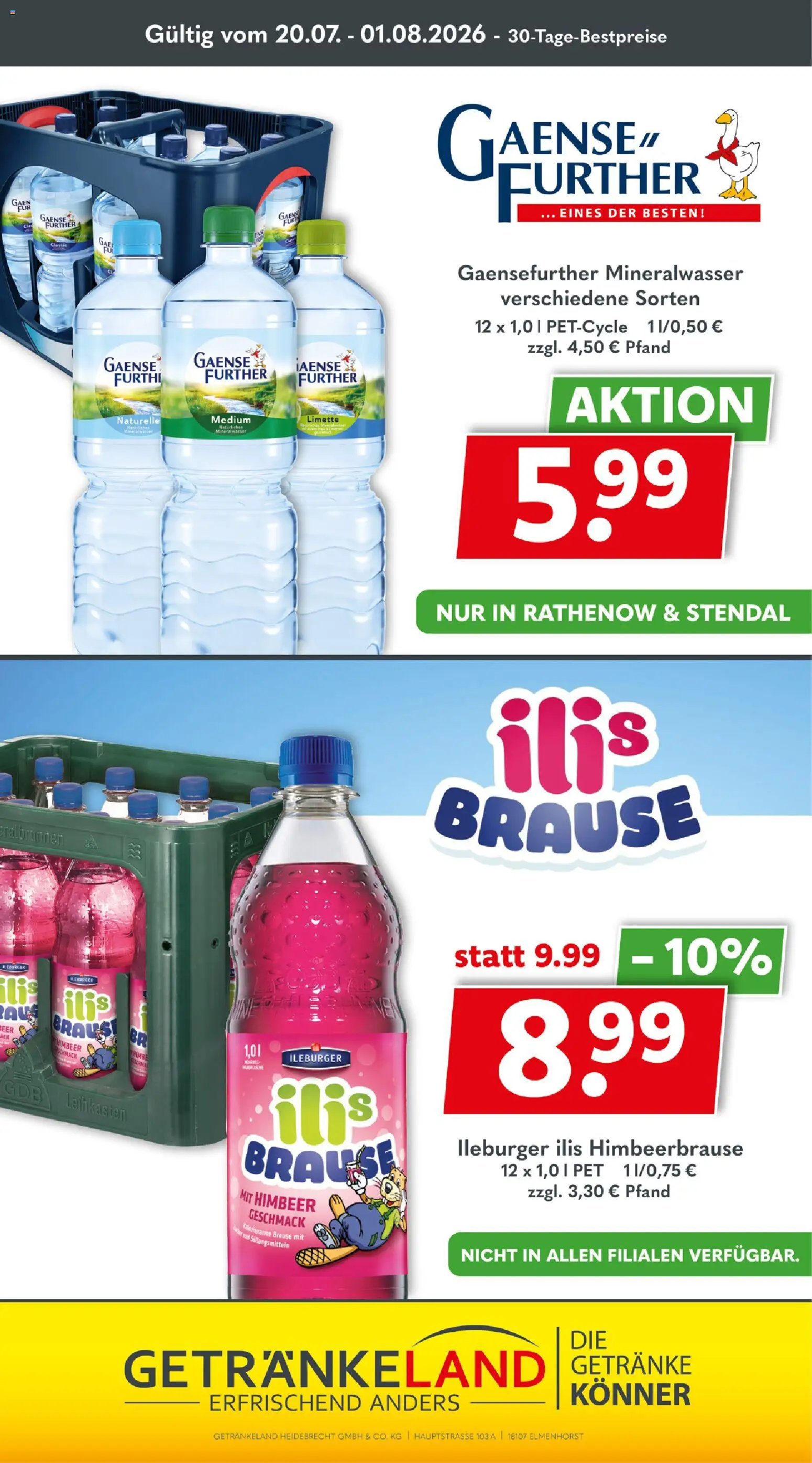 Getränkeland Prospekt