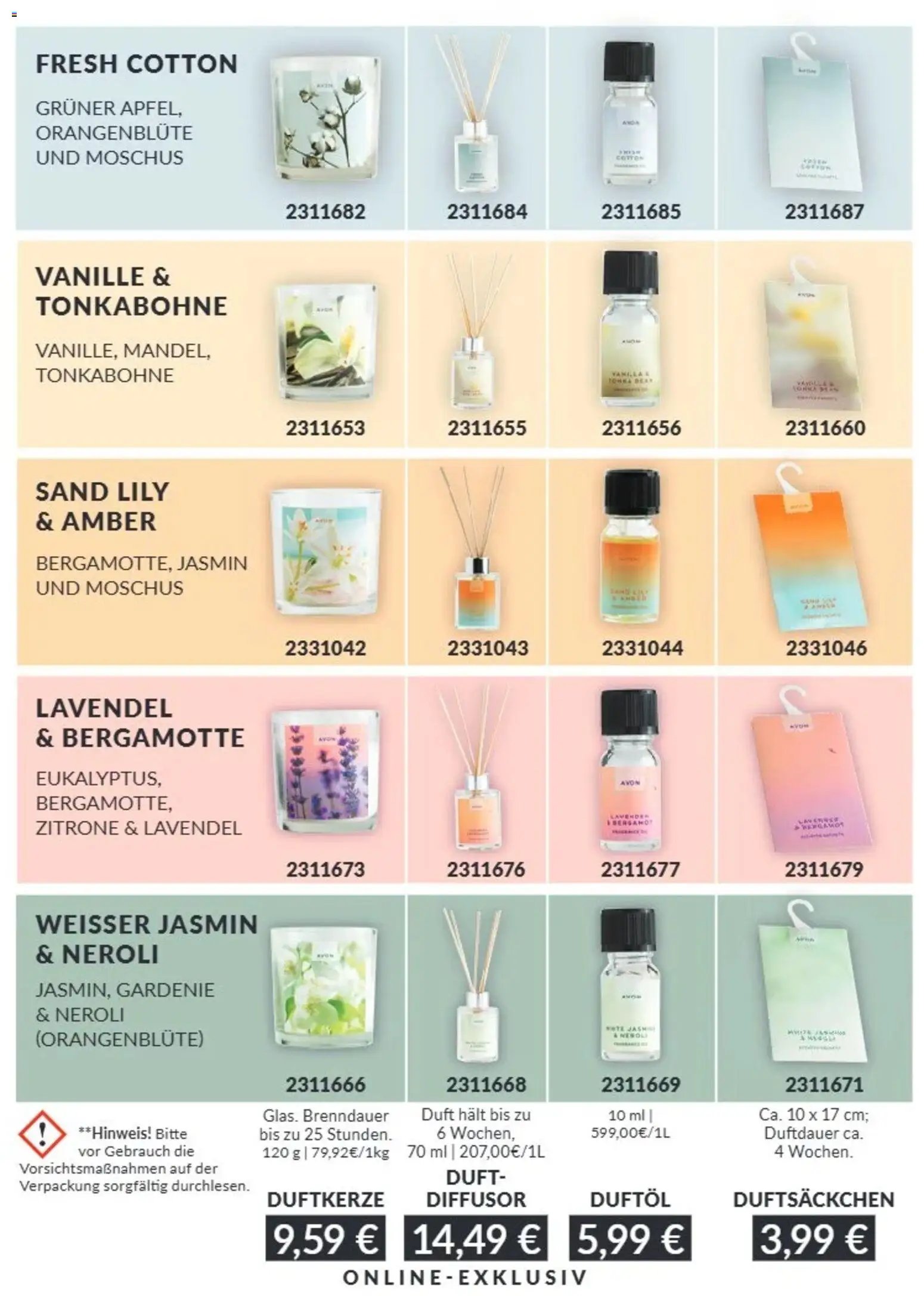 AVON Katalog August 2026