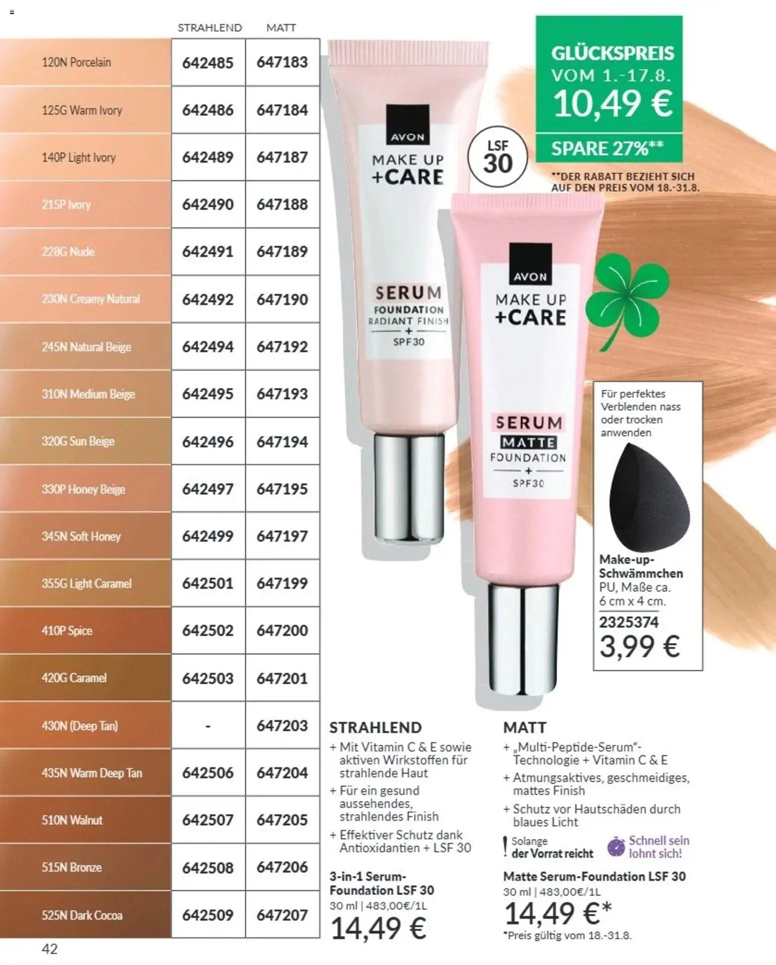 AVON Katalog August 2026