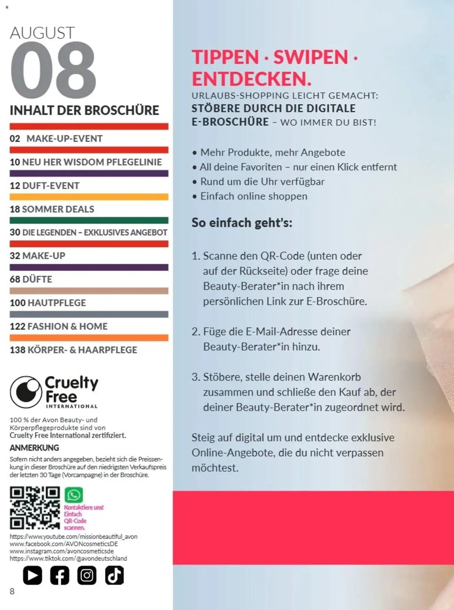 AVON Katalog August 2026