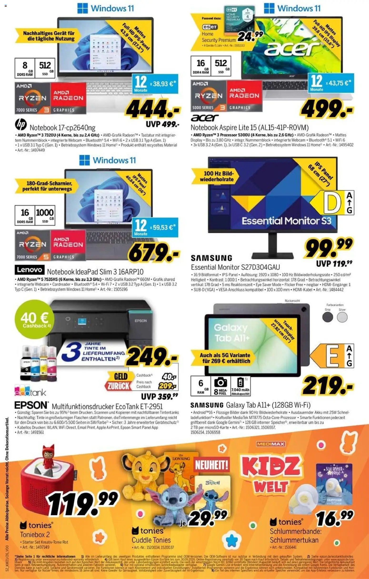 Medimax Prospekt 	