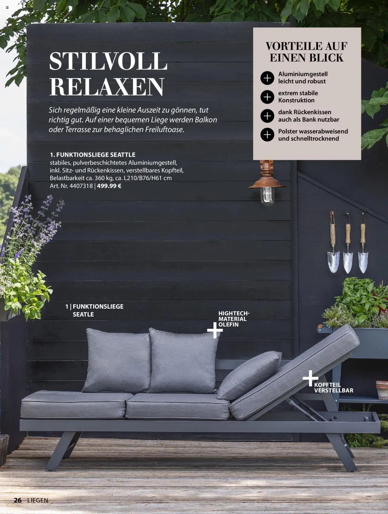 Dehner  Gartenmöbel Trends 2025 (2025-01-20 - 2025-12-31)