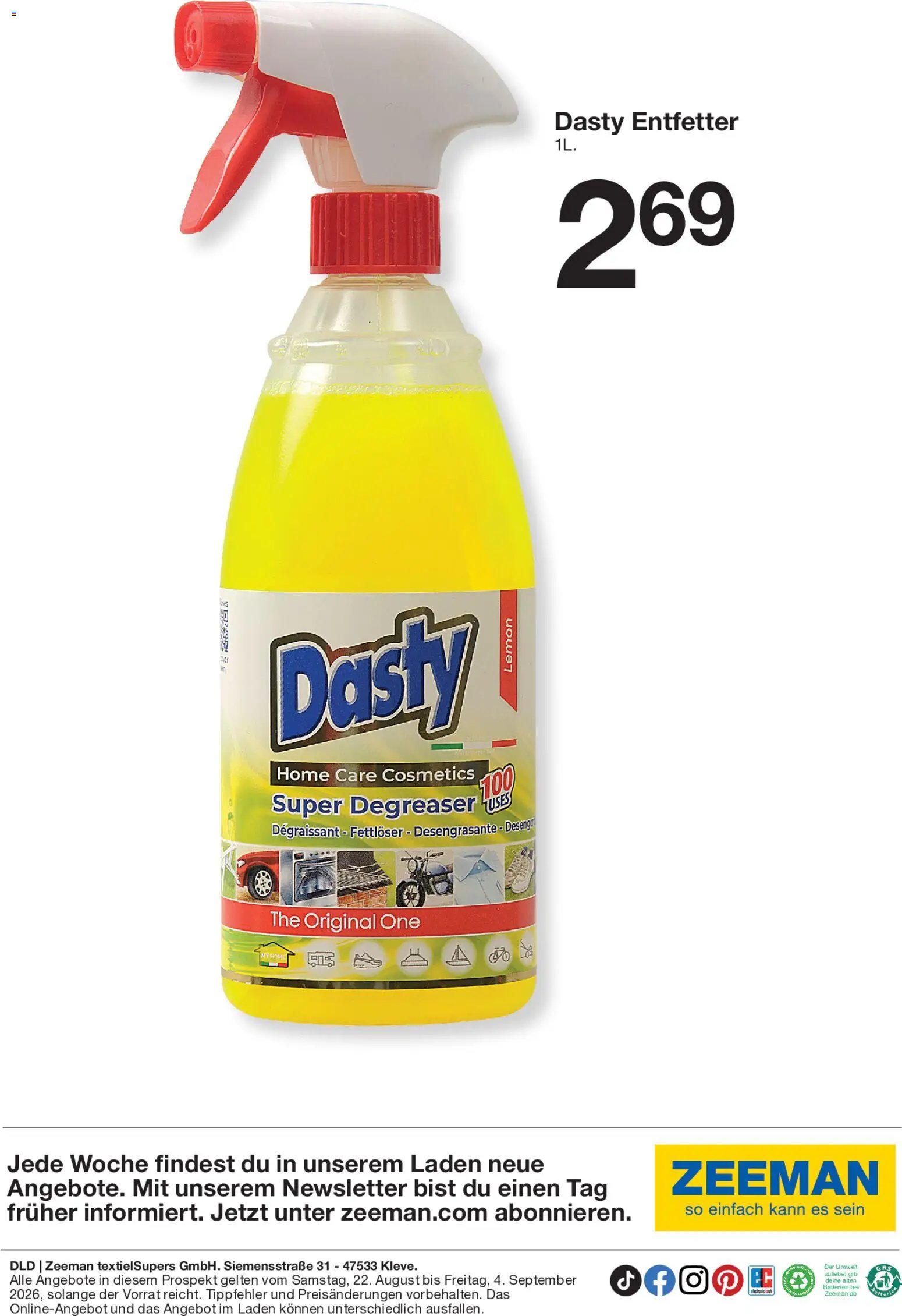 Zeeman Prospekt