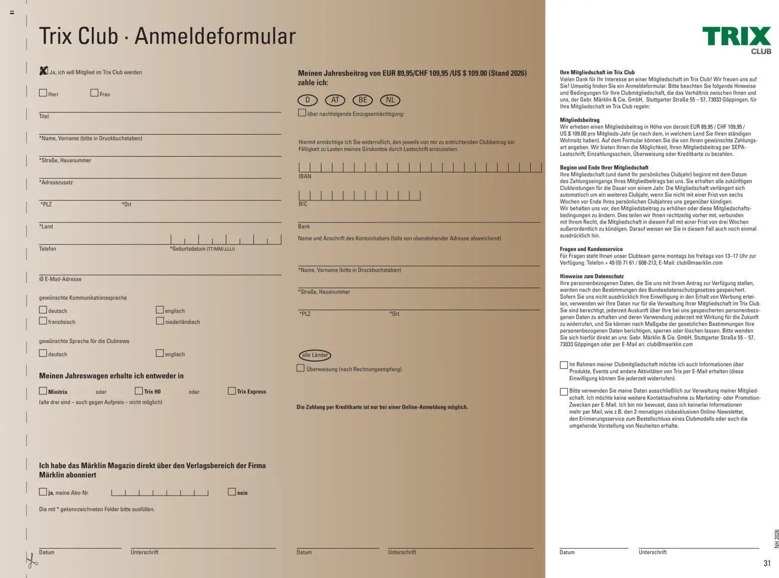 Conrad Trix Katalog