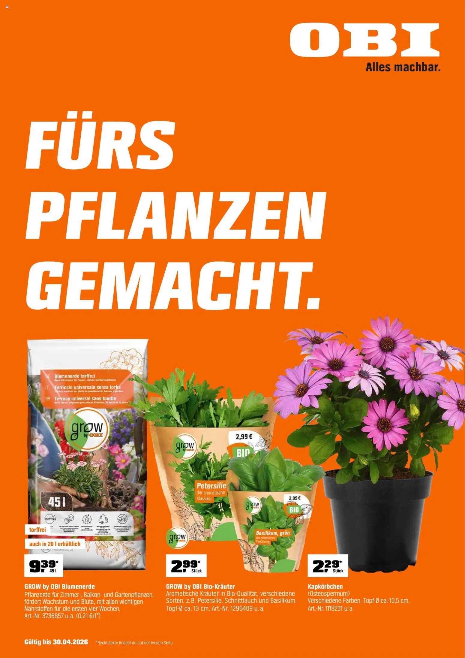 Obi Prospekt 	 (2026-04-01 - 2026-04-30)