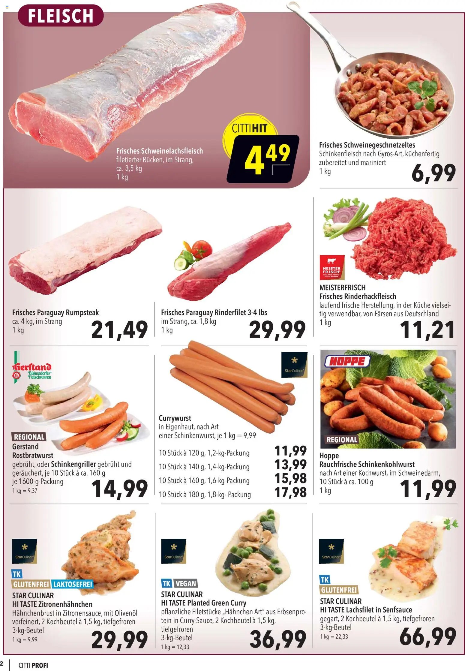 CITTI Markt Aktuelle Angebote für Profis
