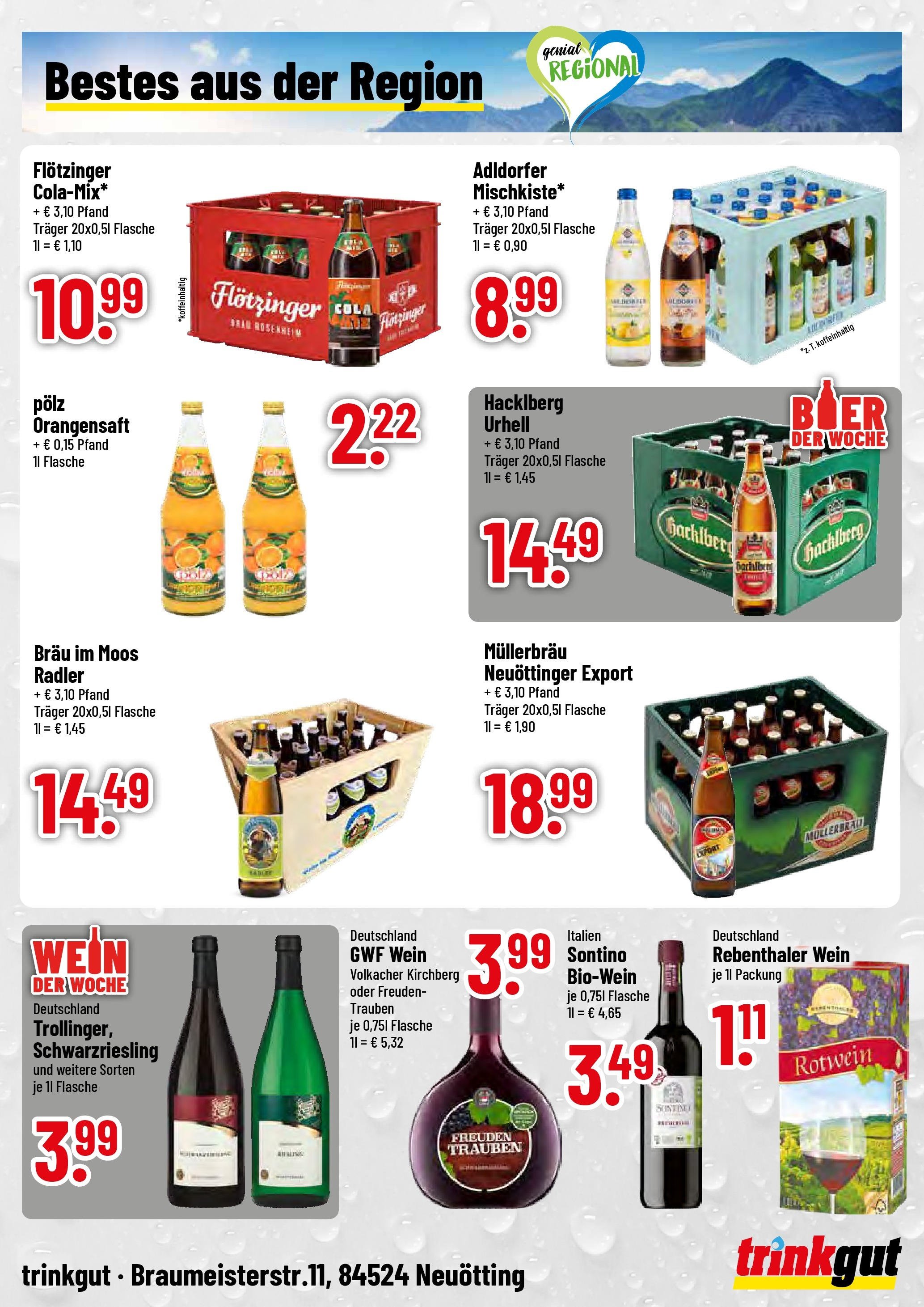 Trinkgut prospekt Neuötting	 (2025-07-13 - 2025-07-19) | 2