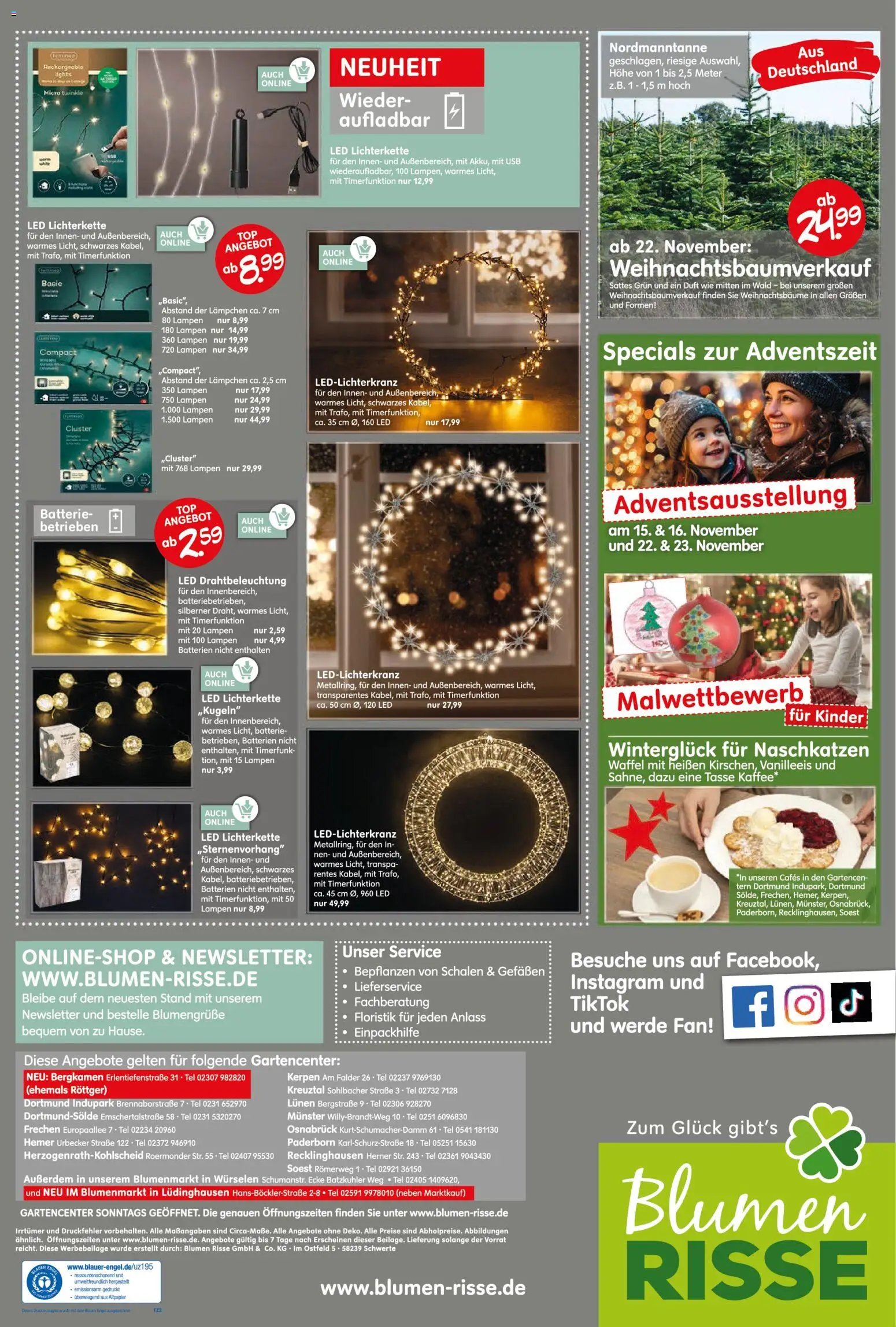Blumen Risse Prospekt Gartencenter