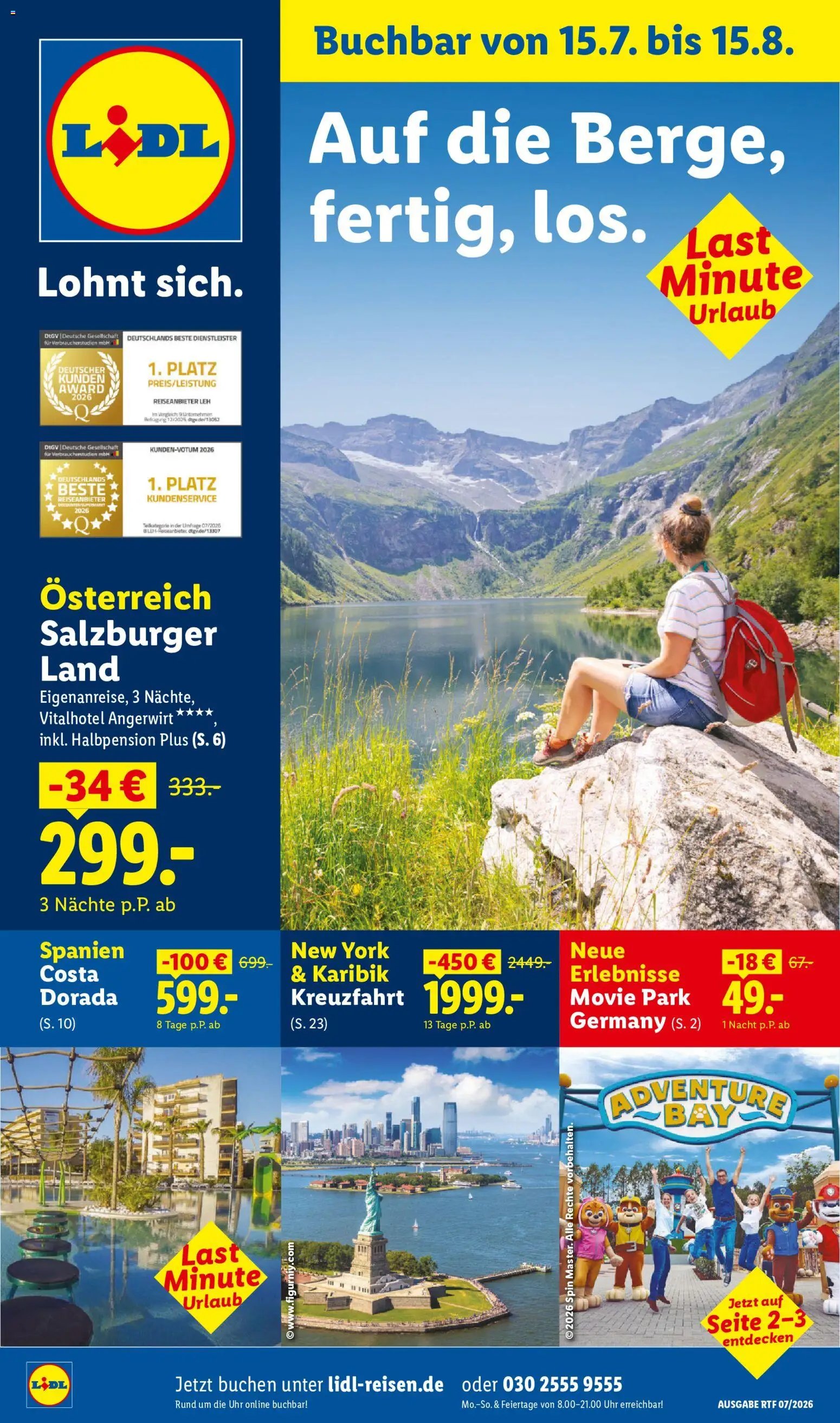 Lidl Reisen Prospekt