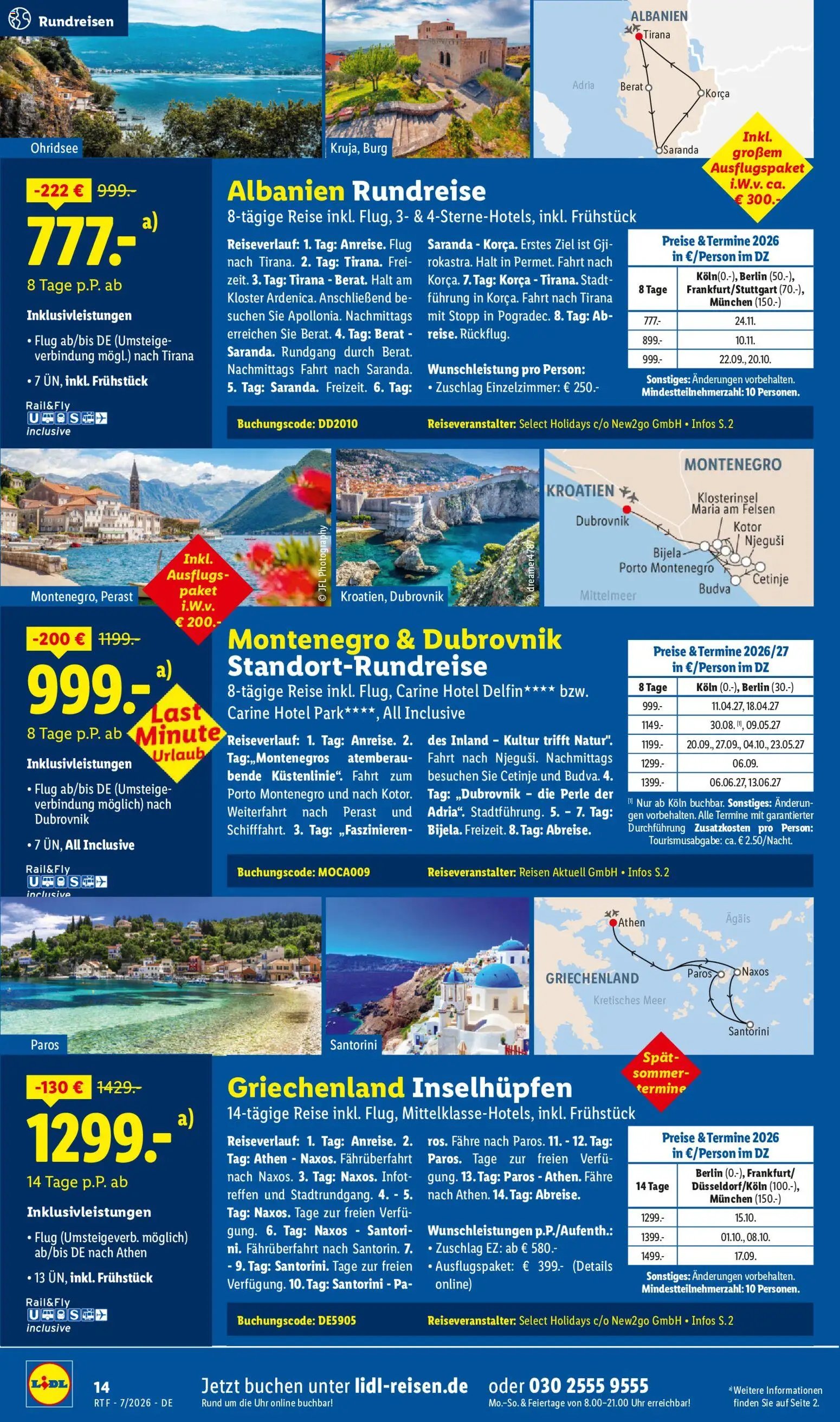 Lidl Reisen Prospekt