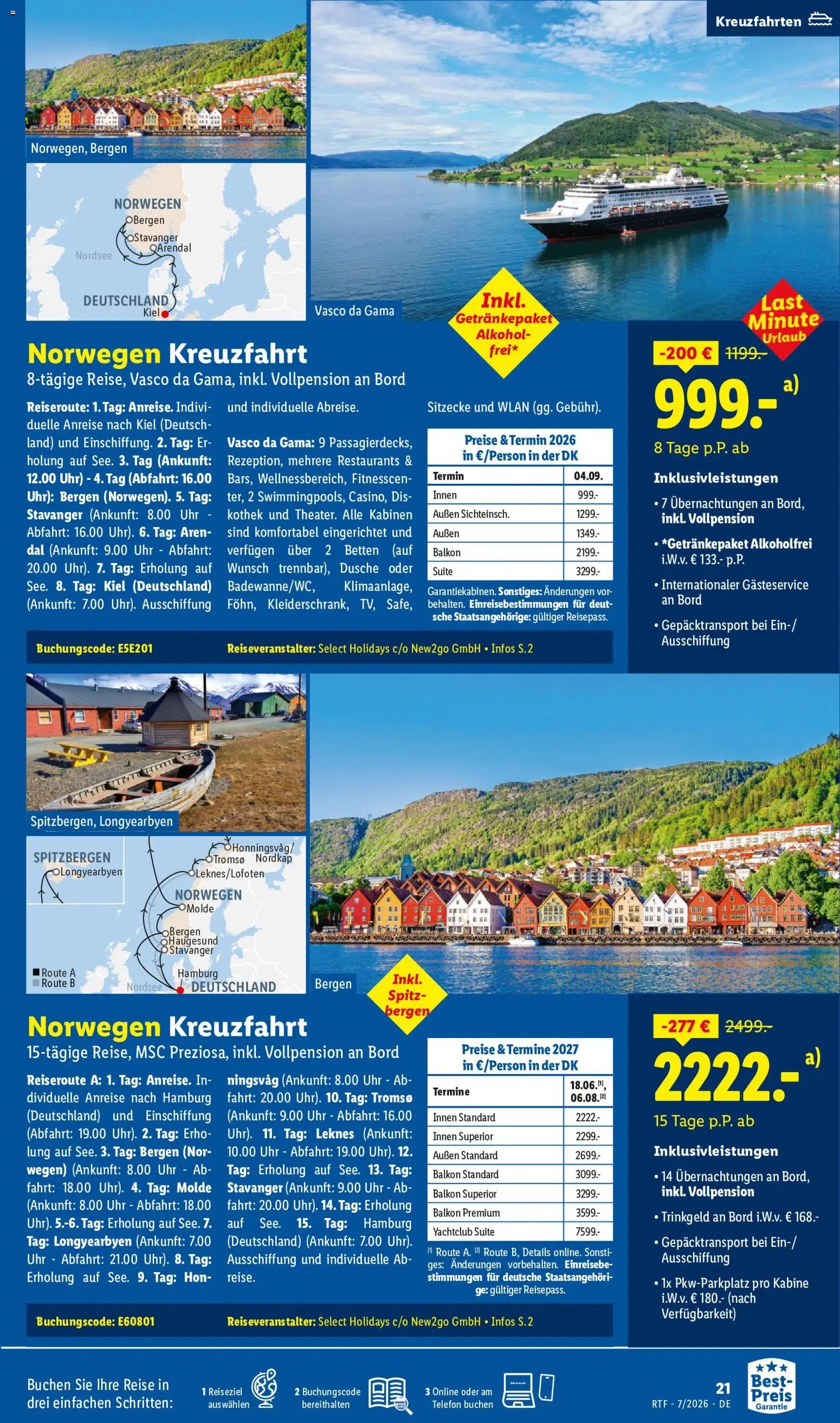 Lidl Reisen Prospekt