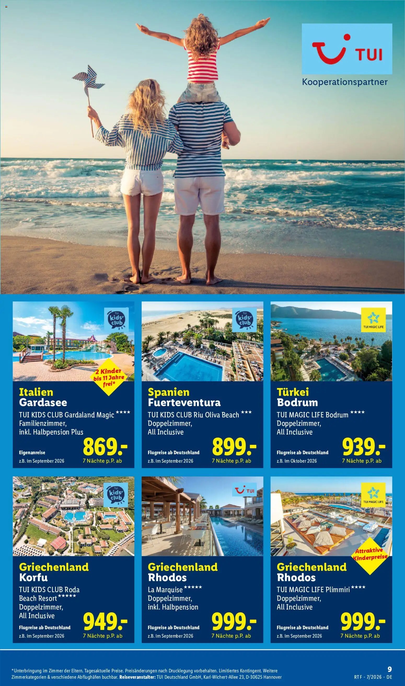 Lidl Reisen Prospekt