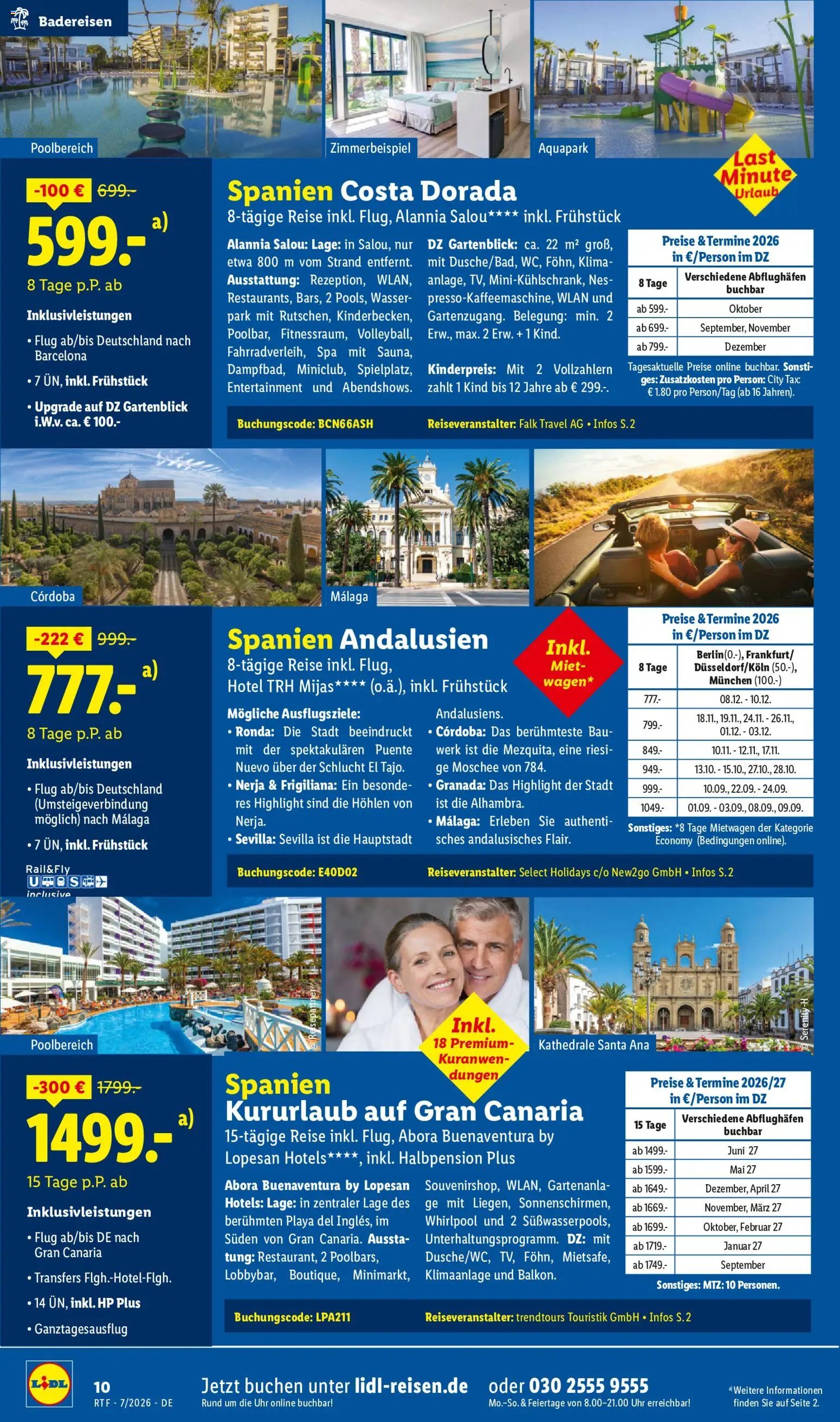 Lidl Reisen Prospekt