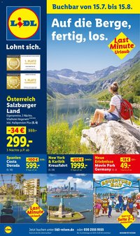 Lidl Reisen Prospekt