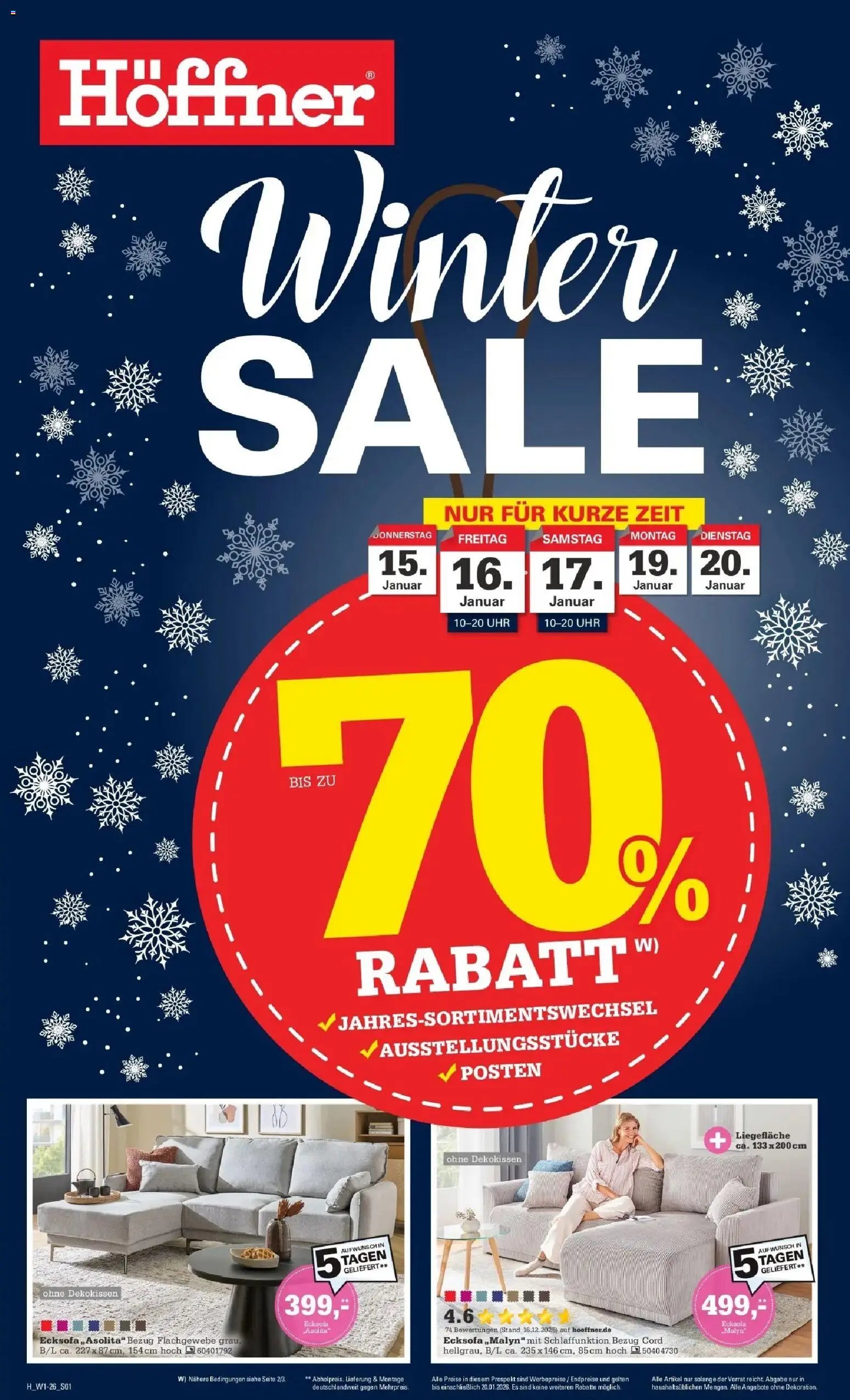 Höffner - Höffner: Möbelangebote