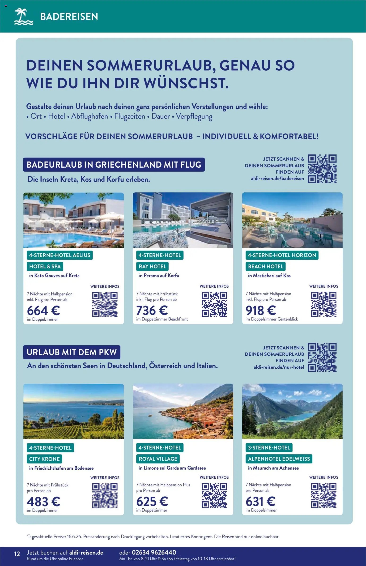 Aldi Reisen Reisemagazin