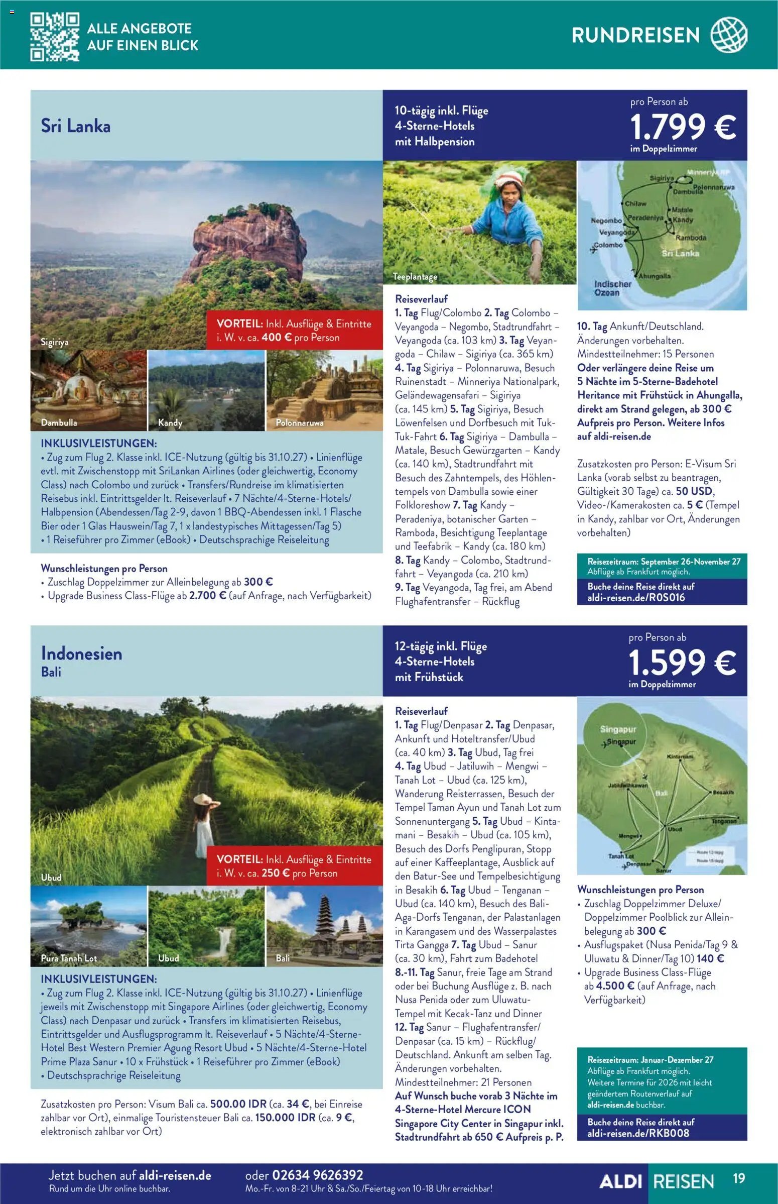 Aldi Reisen Reisemagazin